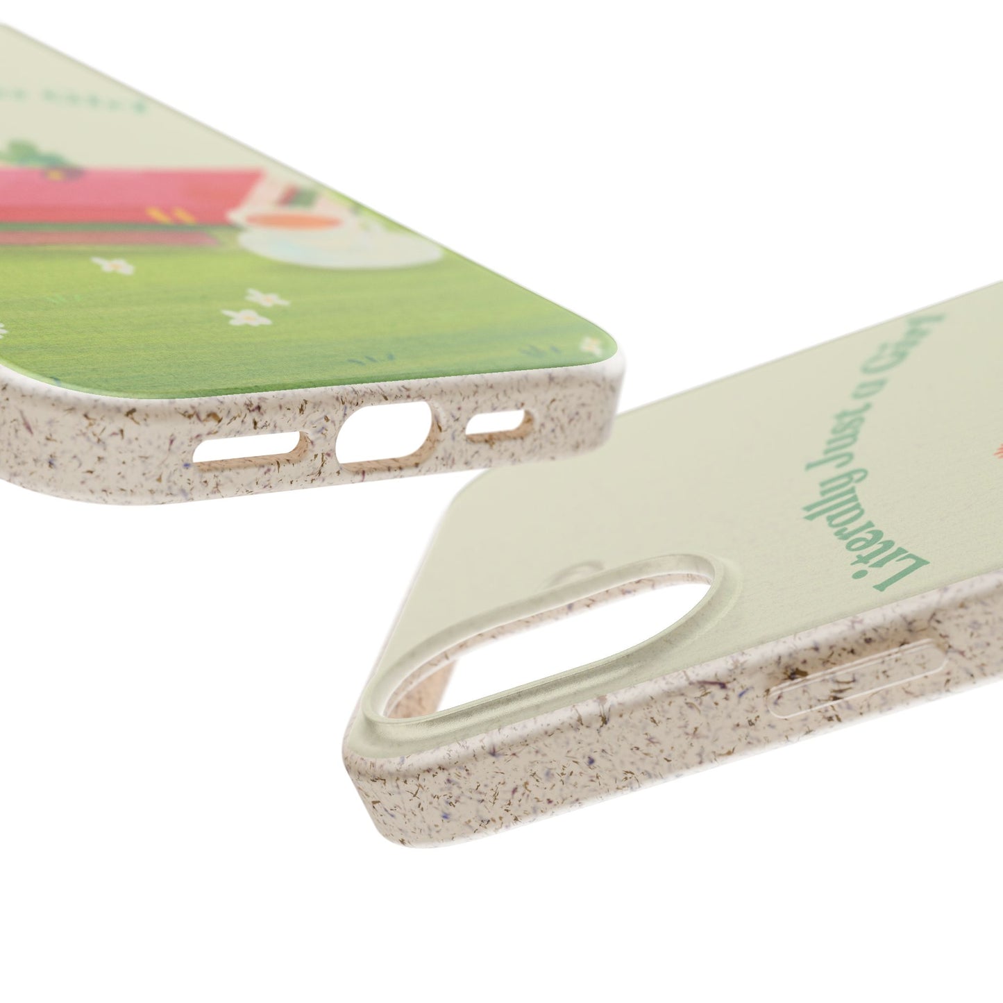 Biodegradable Phone Case, Eco-Friendly Cover, Cute Gift for Girls, Nature Lover Accessories, Sustainable Tech
