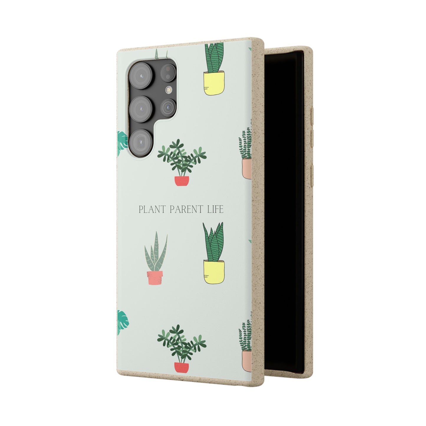 Eco-Friendly Phone Case: Plant Parent Life, Biodegradable Cover, Nature Lover Gift, Eco-Conscious Accessory, Sustainable Phone Case