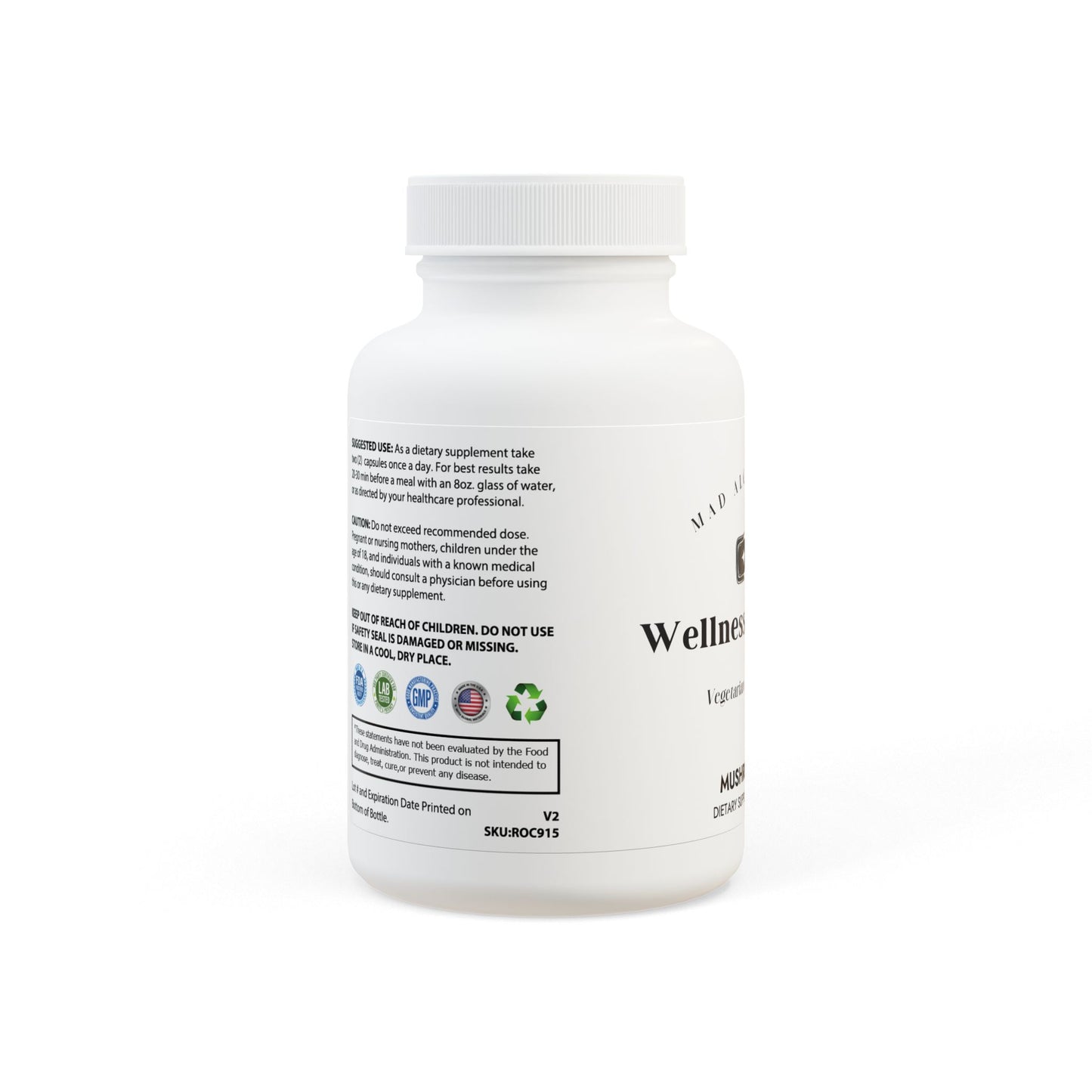 Mushroom Blend Supplement (60 Capsules)