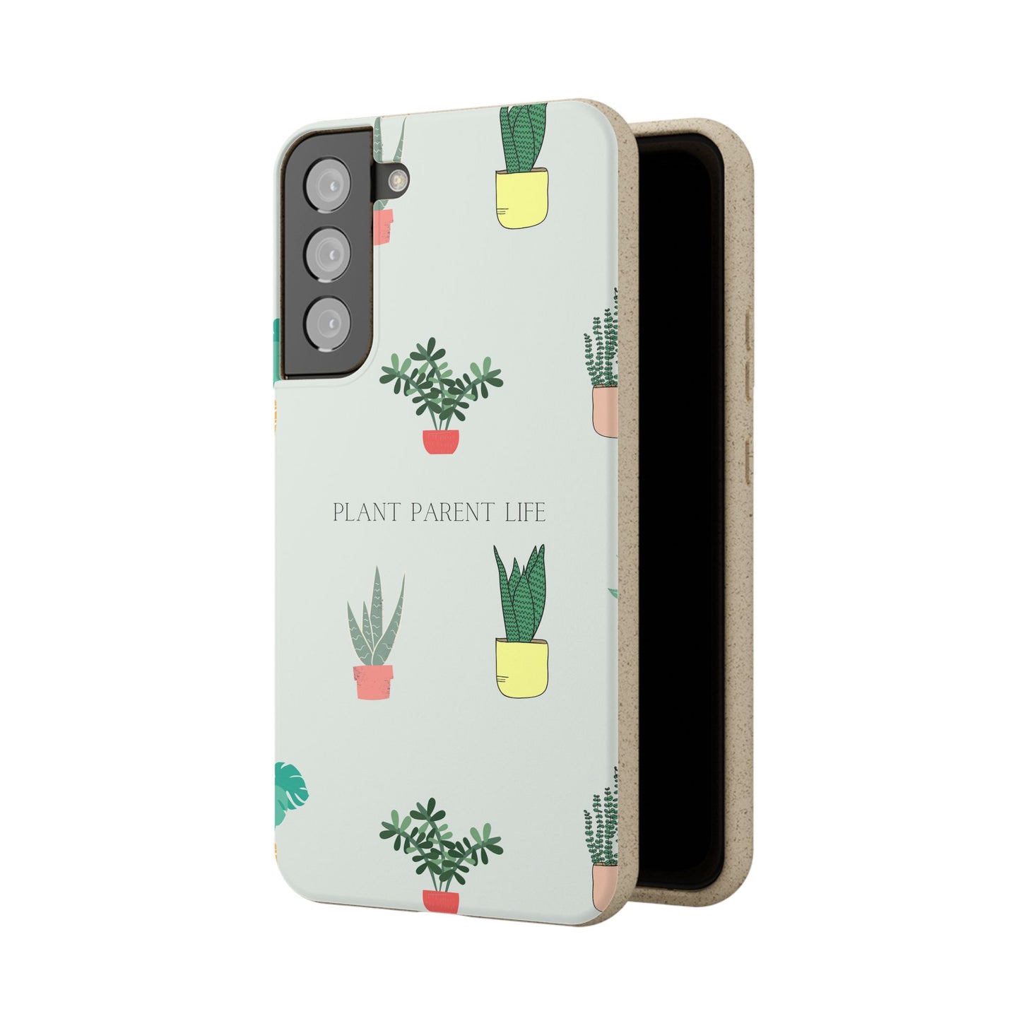 Eco-Friendly Phone Case: Plant Parent Life, Biodegradable Cover, Nature Lover Gift, Eco-Conscious Accessory, Sustainable Phone Case