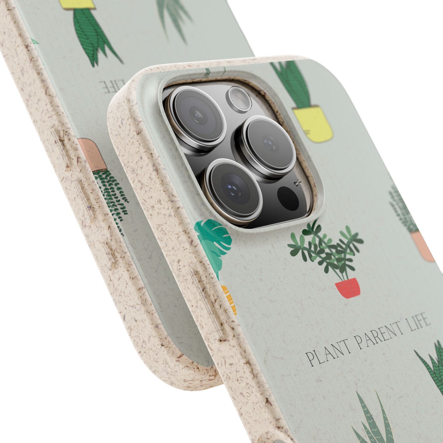 Eco-Friendly Phone Case: Plant Parent Life, Biodegradable Cover, Nature Lover Gift, Eco-Conscious Accessory, Sustainable Phone Case
