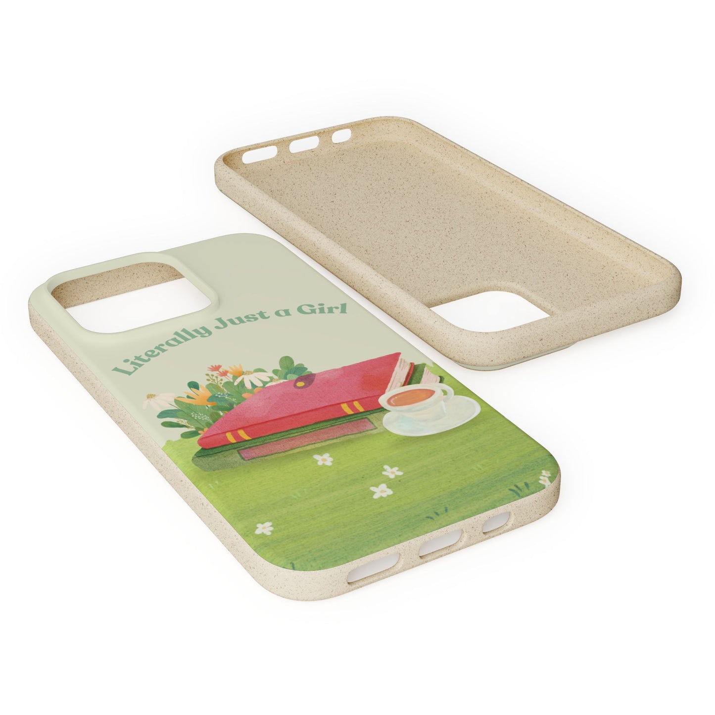 Biodegradable Phone Case, Eco-Friendly Cover, Cute Gift for Girls, Nature Lover Accessories, Sustainable Tech