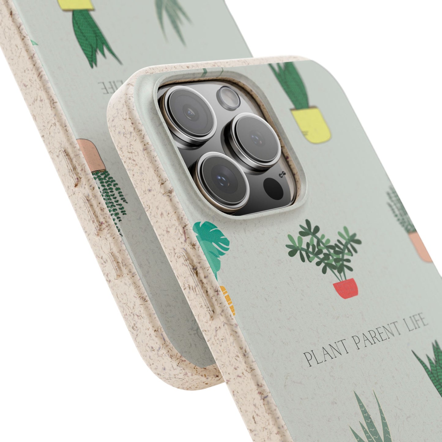 Eco-Friendly Phone Case: Plant Parent Life, Biodegradable Cover, Nature Lover Gift, Eco-Conscious Accessory, Sustainable Phone Case