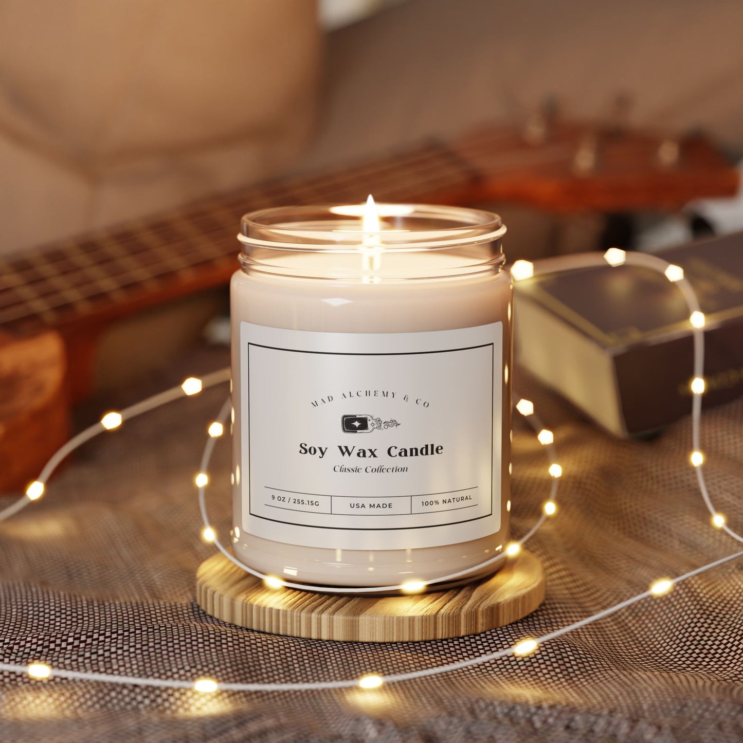 Natural Scented Soy Candle - 9oz Classic Collection