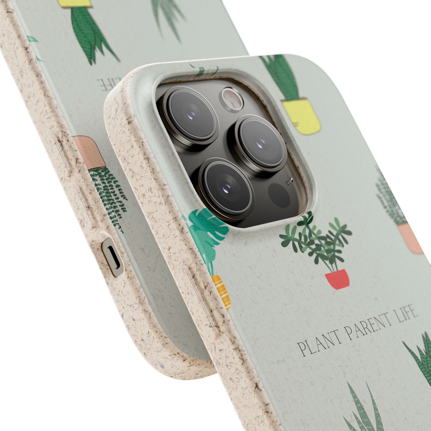 Eco-Friendly Phone Case: Plant Parent Life, Biodegradable Cover, Nature Lover Gift, Eco-Conscious Accessory, Sustainable Phone Case
