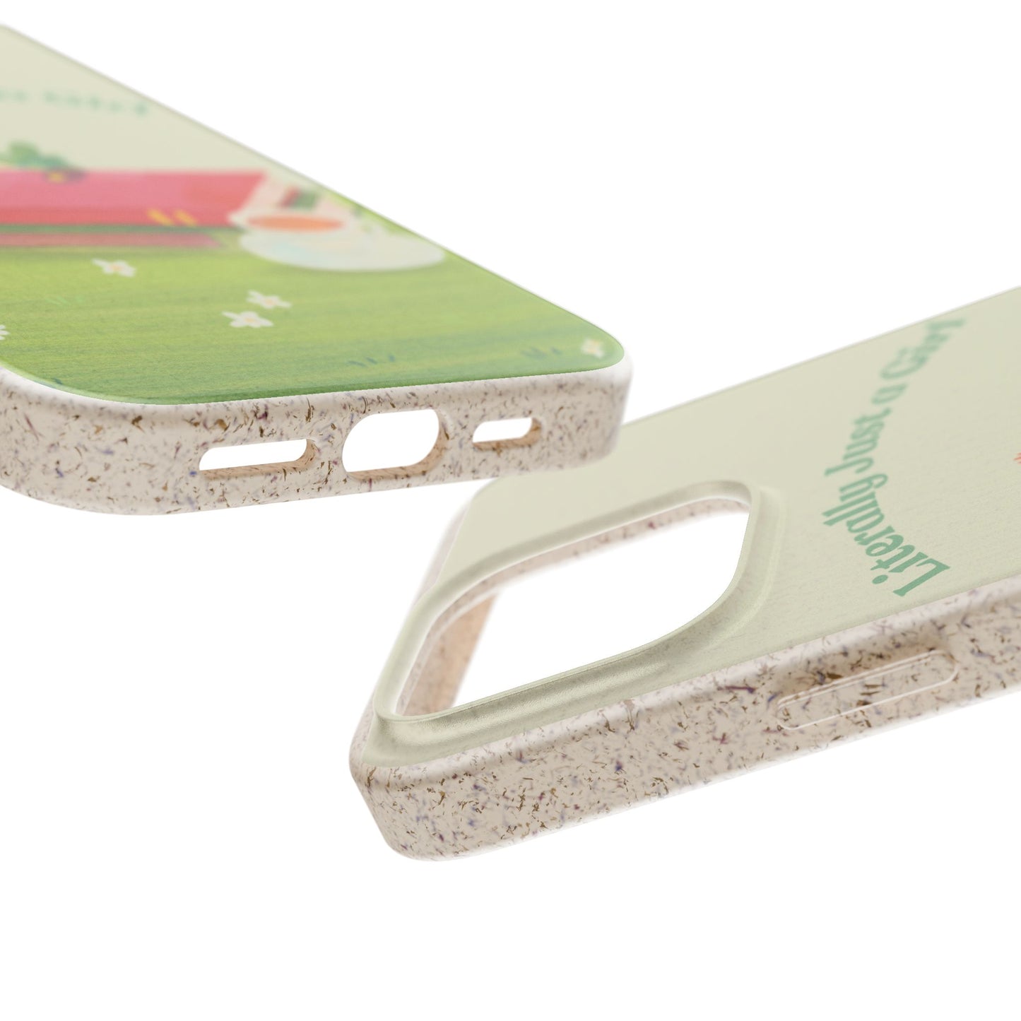 Biodegradable Phone Case, Eco-Friendly Cover, Cute Gift for Girls, Nature Lover Accessories, Sustainable Tech