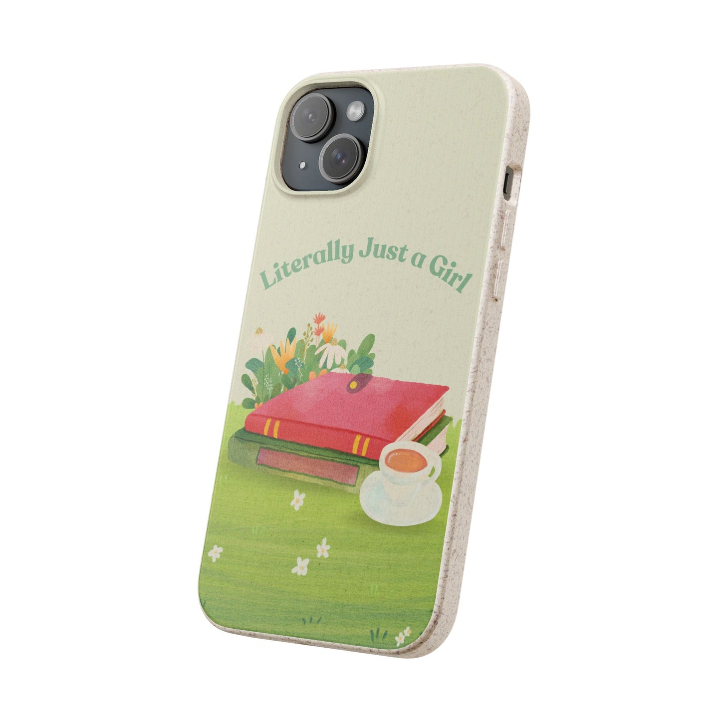 Biodegradable Phone Case, Eco-Friendly Cover, Cute Gift for Girls, Nature Lover Accessories, Sustainable Tech