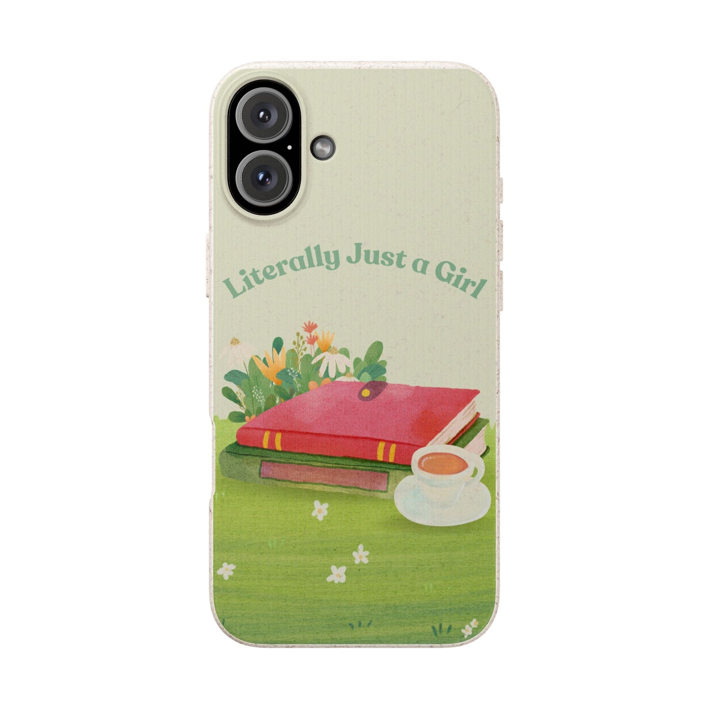 Biodegradable Phone Case, Eco-Friendly Cover, Cute Gift for Girls, Nature Lover Accessories, Sustainable Tech