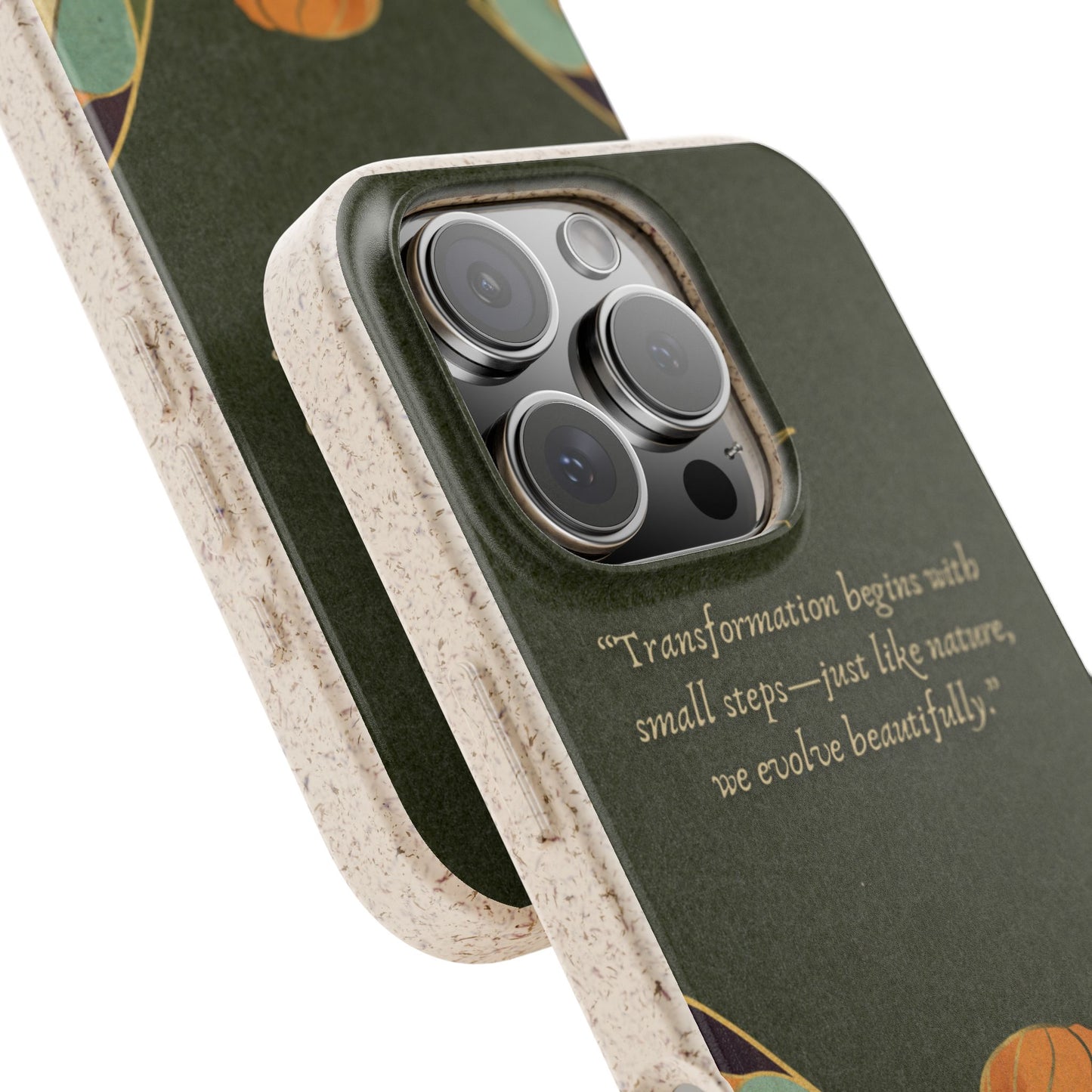 Eco-Friendly Phone Case with Inspirational Quote, Biodegradable iPhone Cover, Nature-Inspired Gift, Fairy Motivation Design, [...]
