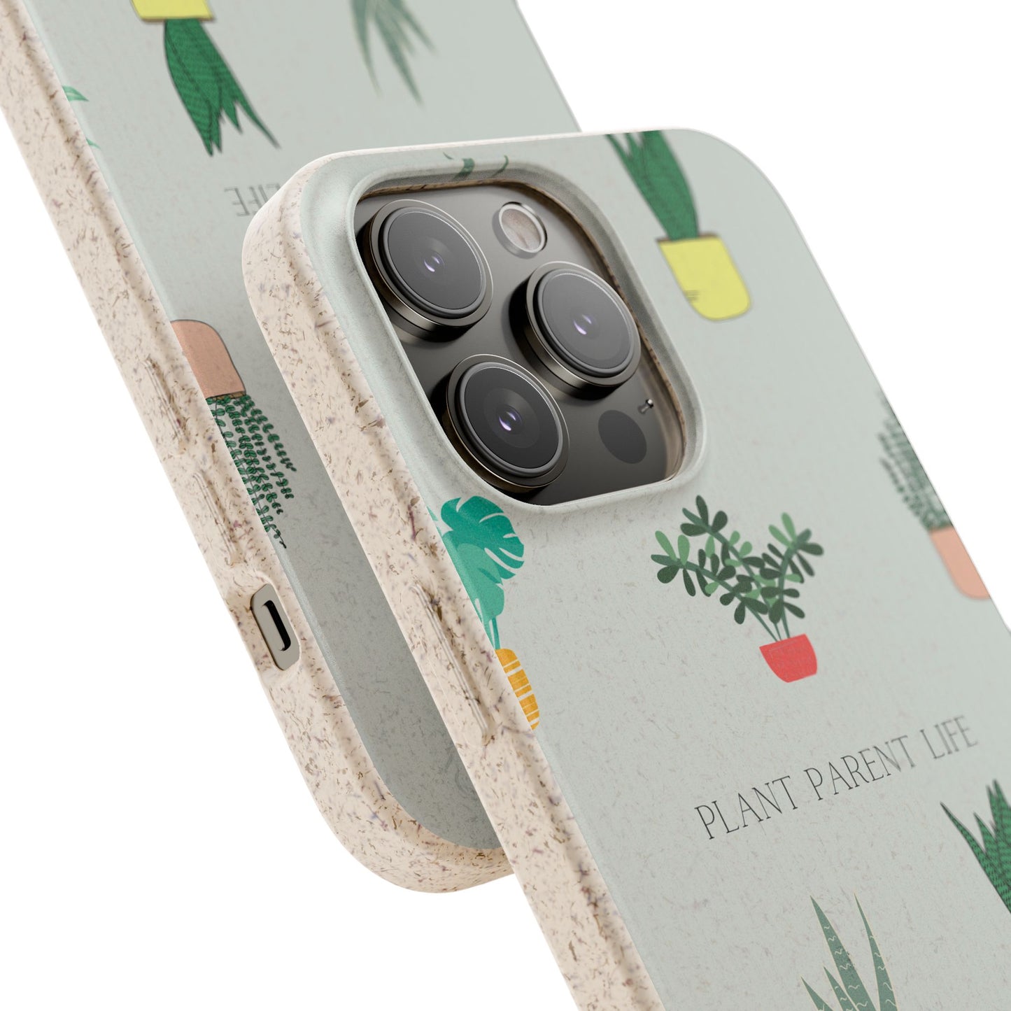 Eco-Friendly Phone Case: Plant Parent Life, Biodegradable Cover, Nature Lover Gift, Eco-Conscious Accessory, Sustainable Phone Case