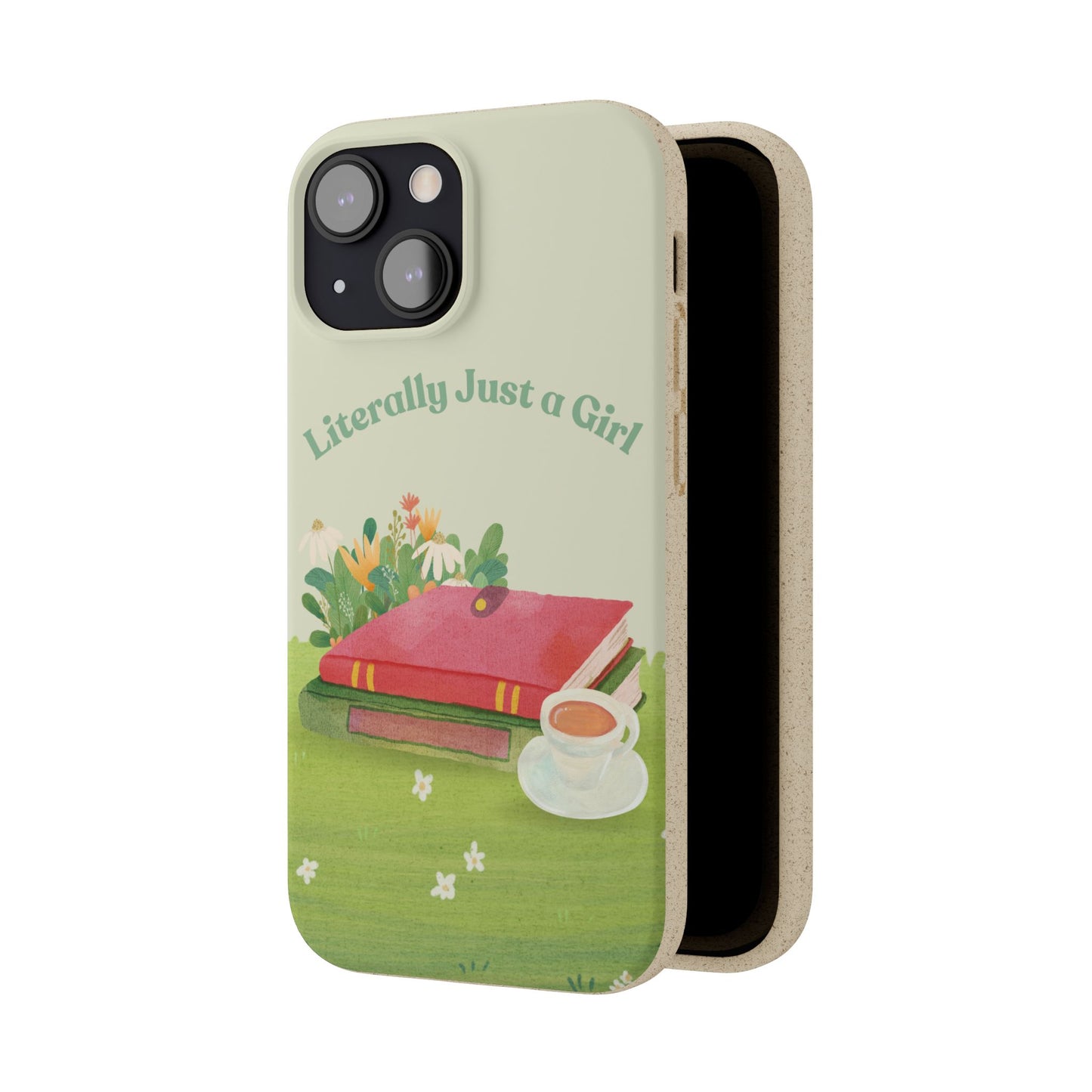 Biodegradable Phone Case, Eco-Friendly Cover, Cute Gift for Girls, Nature Lover Accessories, Sustainable Tech
