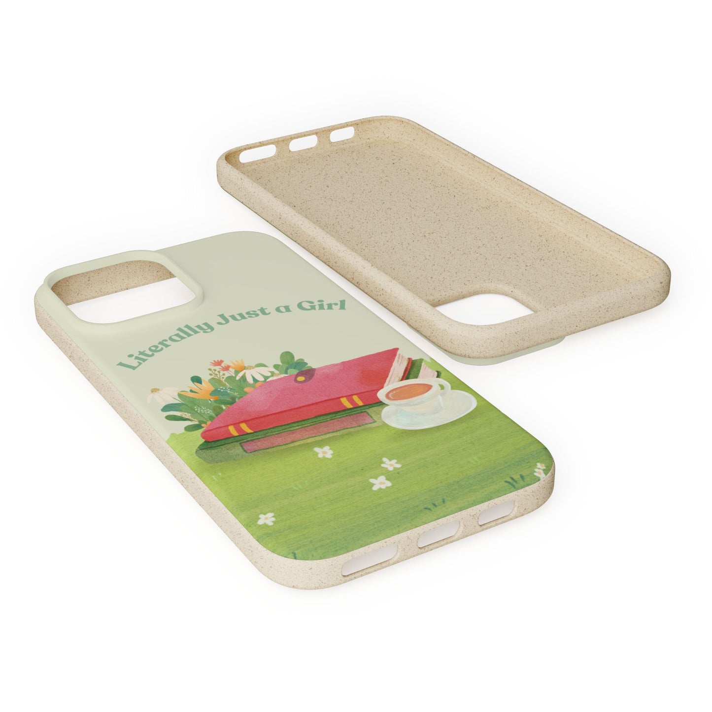 Biodegradable Phone Case, Eco-Friendly Cover, Cute Gift for Girls, Nature Lover Accessories, Sustainable Tech