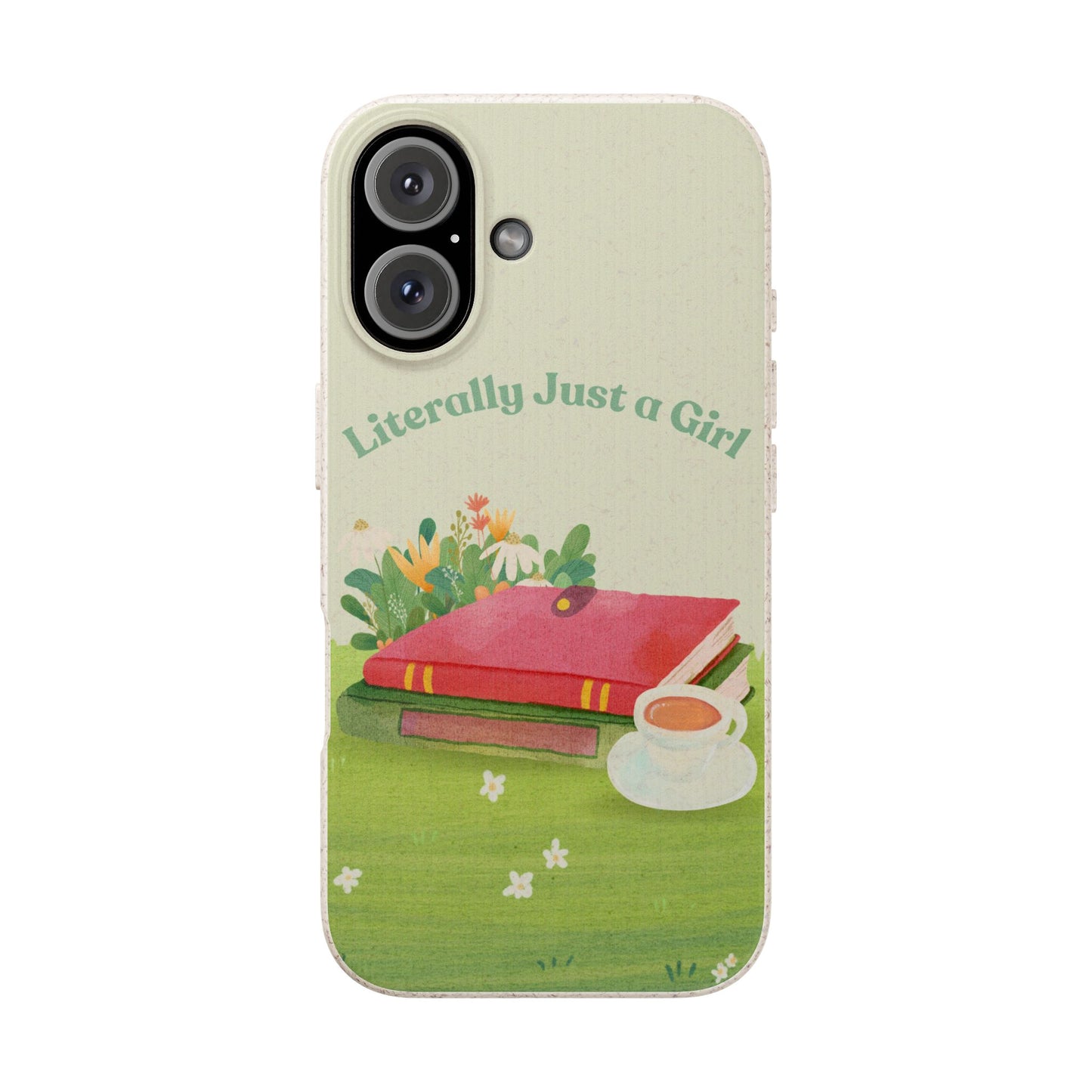 Biodegradable Phone Case, Eco-Friendly Cover, Cute Gift for Girls, Nature Lover Accessories, Sustainable Tech