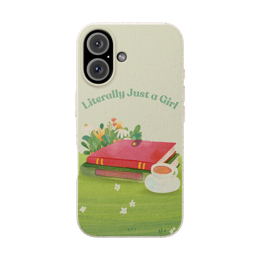 Biodegradable Phone Case, Eco-Friendly Cover, Cute Gift for Girls, Nature Lover Accessories, Sustainable Tech