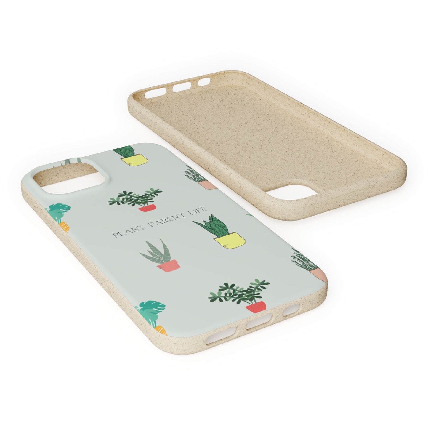 Eco-Friendly Phone Case: Plant Parent Life, Biodegradable Cover, Nature Lover Gift, Eco-Conscious Accessory, Sustainable Phone Case
