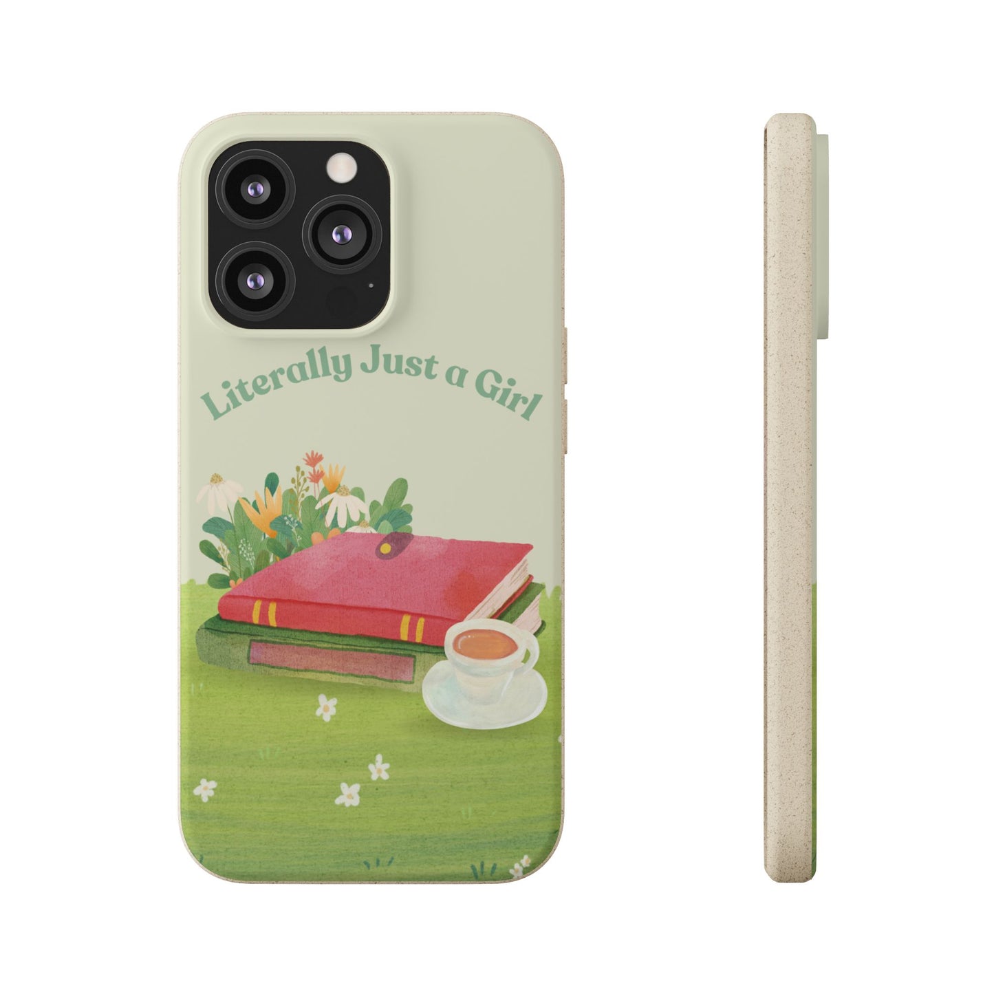 Biodegradable Phone Case, Eco-Friendly Cover, Cute Gift for Girls, Nature Lover Accessories, Sustainable Tech