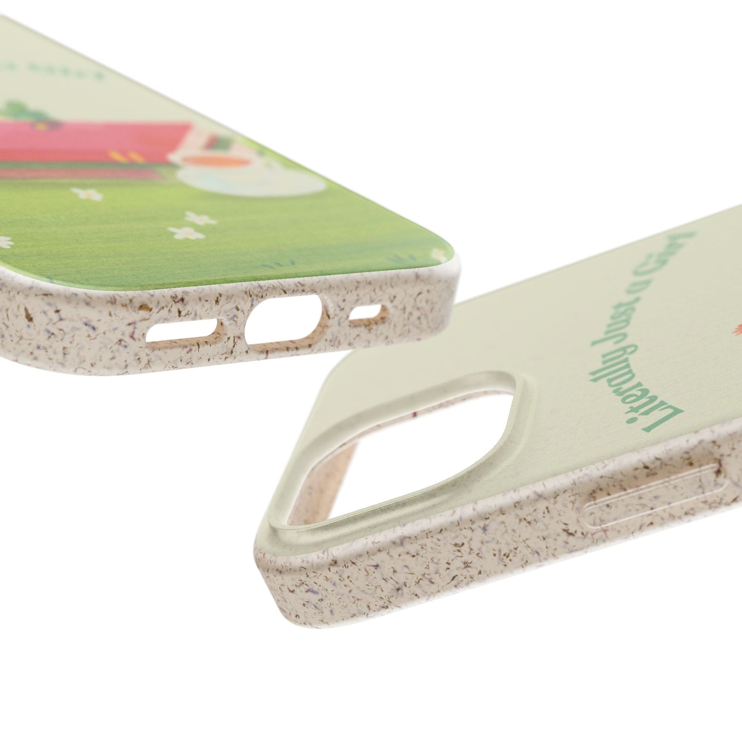 Biodegradable Phone Case, Eco-Friendly Cover, Cute Gift for Girls, Nature Lover Accessories, Sustainable Tech