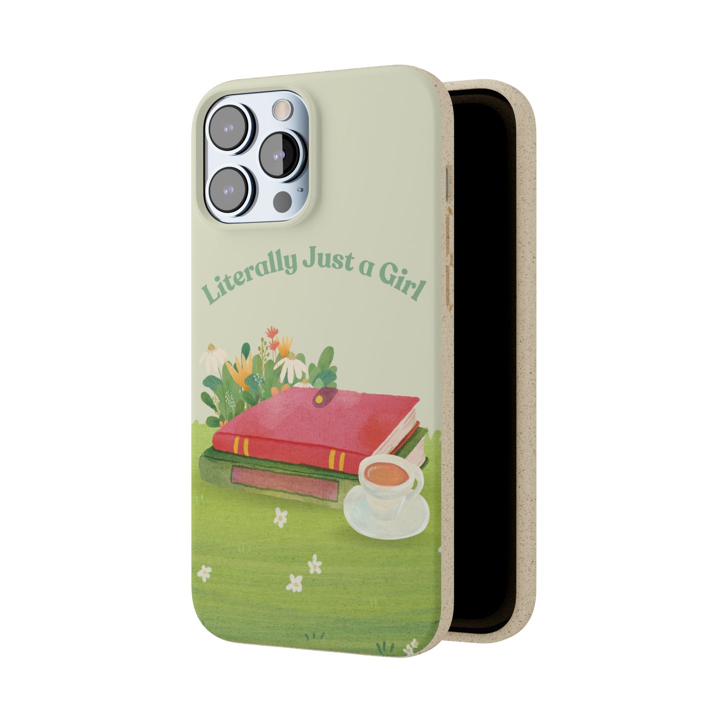 Biodegradable Phone Case, Eco-Friendly Cover, Cute Gift for Girls, Nature Lover Accessories, Sustainable Tech