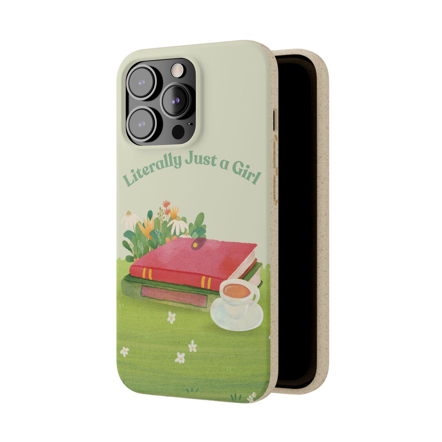 Biodegradable Phone Case, Eco-Friendly Cover, Cute Gift for Girls, Nature Lover Accessories, Sustainable Tech