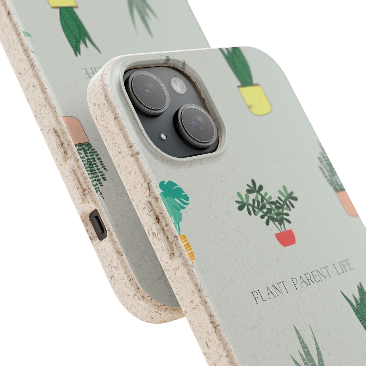 Eco-Friendly Phone Case: Plant Parent Life, Biodegradable Cover, Nature Lover Gift, Eco-Conscious Accessory, Sustainable Phone Case