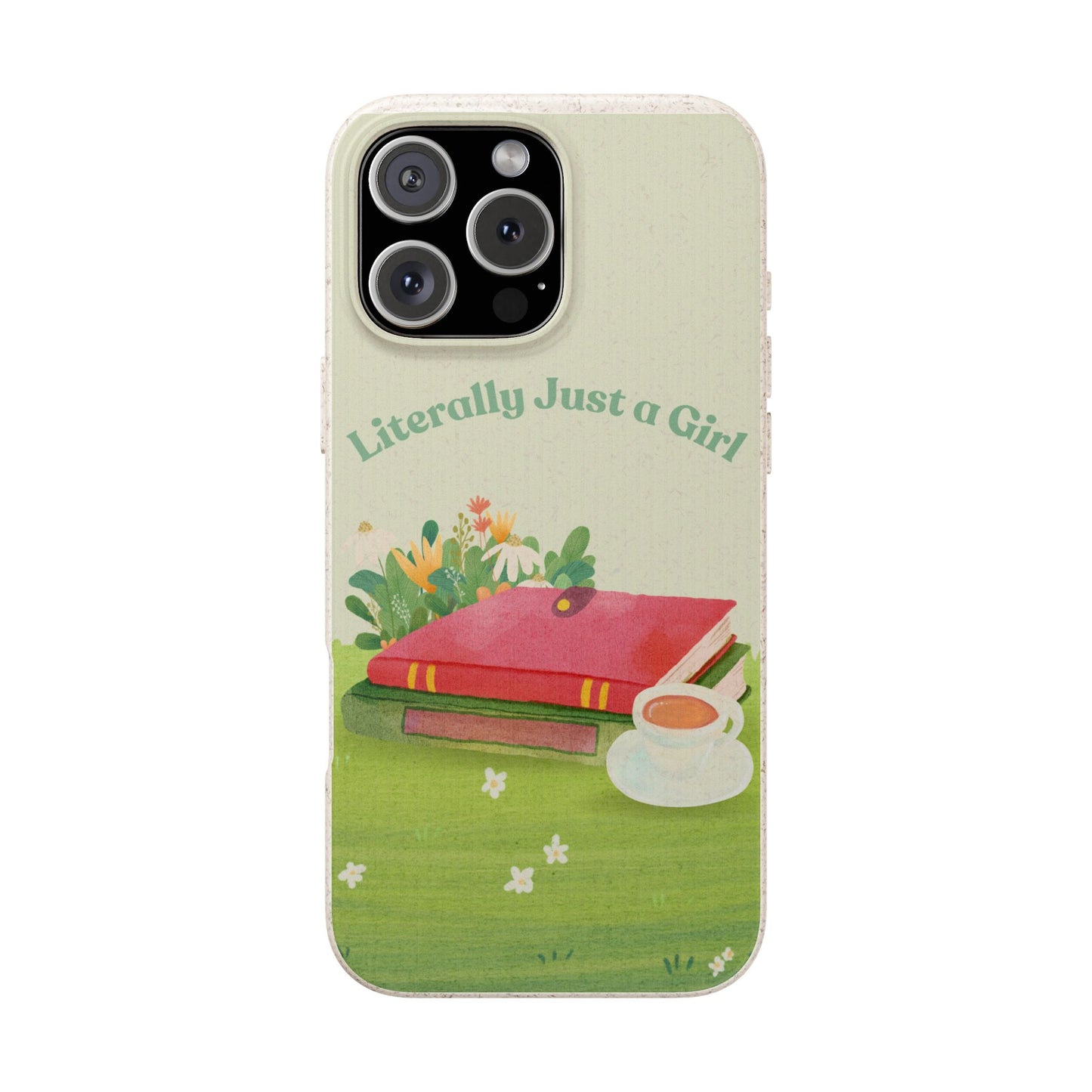 Biodegradable Phone Case, Eco-Friendly Cover, Cute Gift for Girls, Nature Lover Accessories, Sustainable Tech