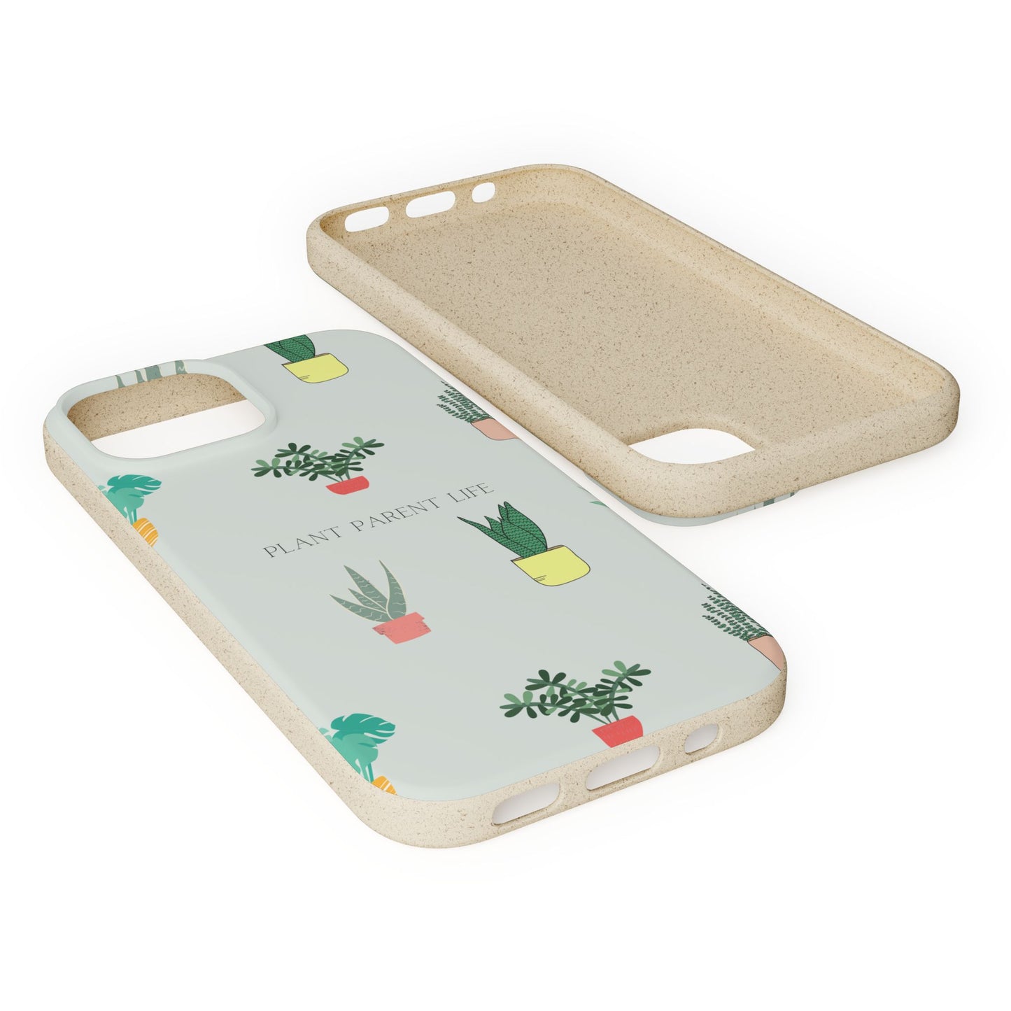 Eco-Friendly Phone Case: Plant Parent Life, Biodegradable Cover, Nature Lover Gift, Eco-Conscious Accessory, Sustainable Phone Case