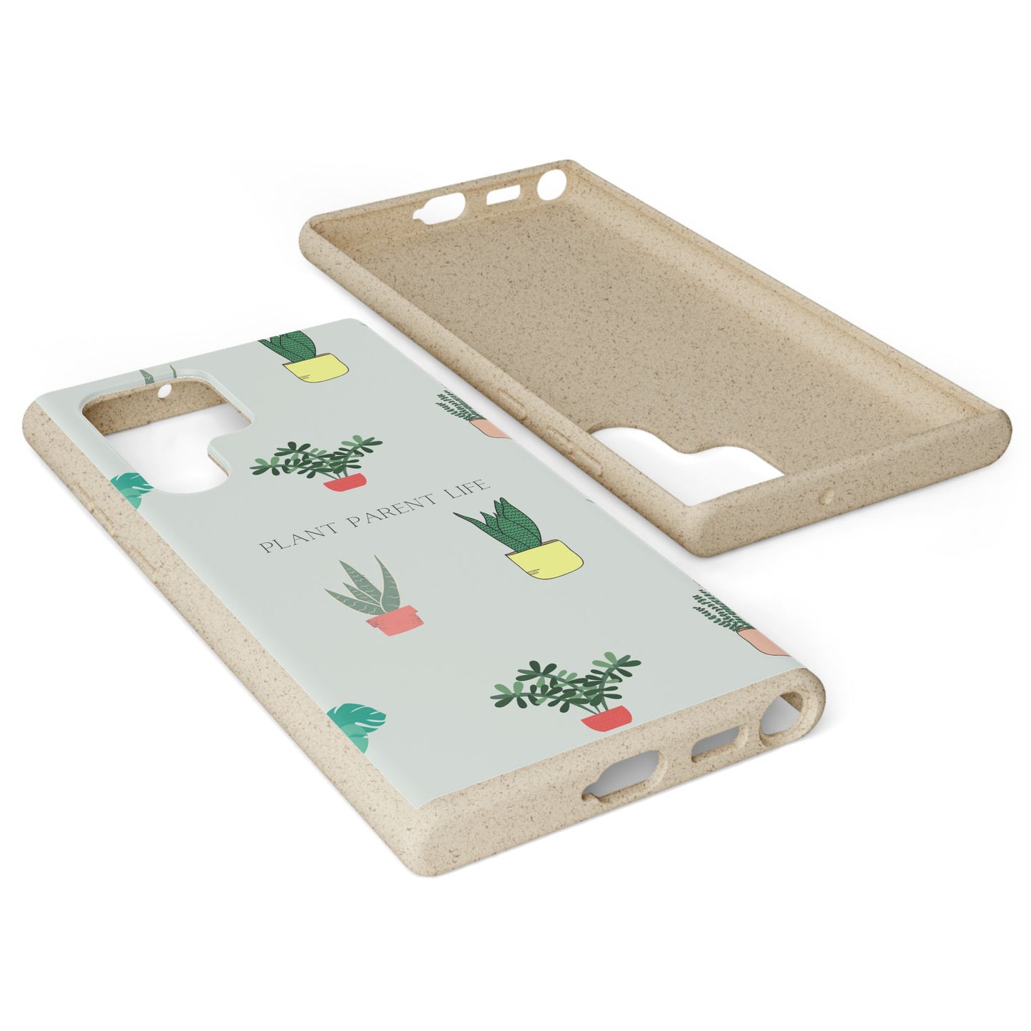 Eco-Friendly Phone Case: Plant Parent Life, Biodegradable Cover, Nature Lover Gift, Eco-Conscious Accessory, Sustainable Phone Case