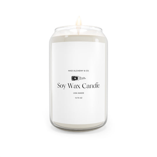 Natural Soy Wax Scented Candle - 13.75 oz, USA Made