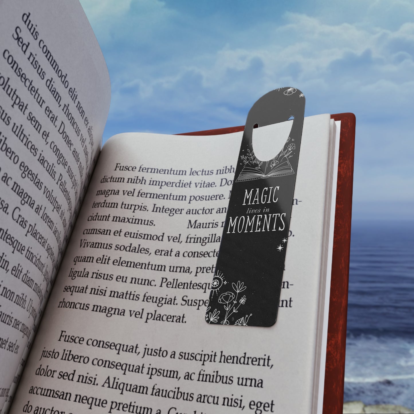 Magical Moments Bookmark, Enchanting Page Marker, Gift for Book Lovers, Reading Accessories, Literary Decor