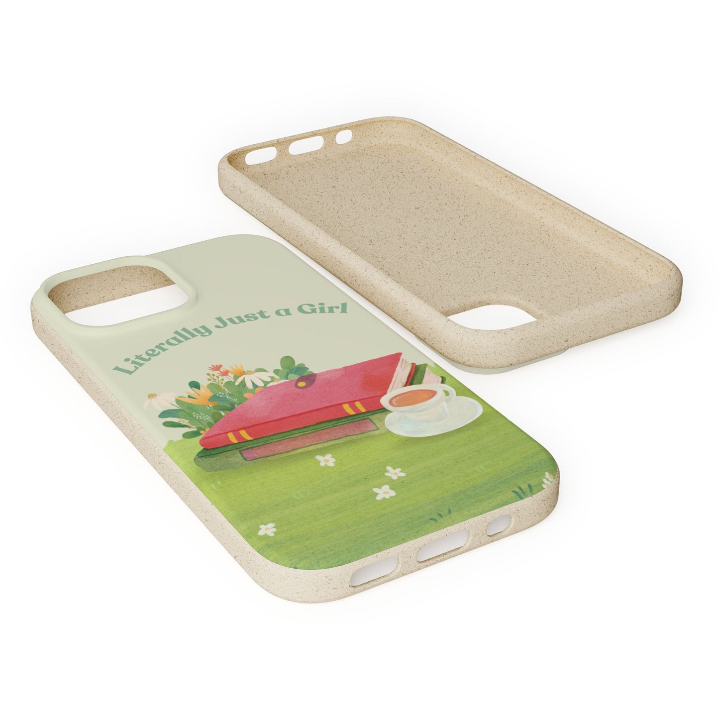 Biodegradable Phone Case, Eco-Friendly Cover, Cute Gift for Girls, Nature Lover Accessories, Sustainable Tech