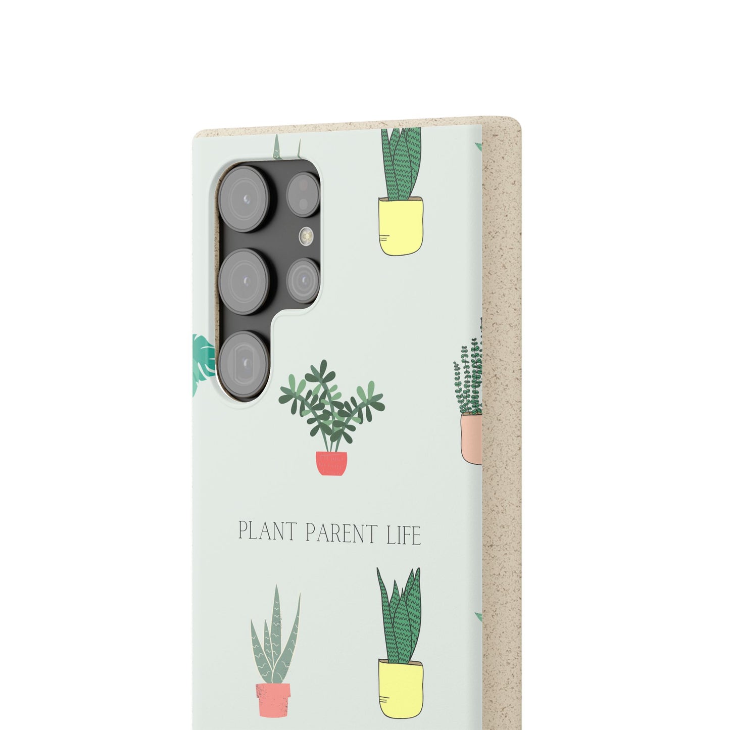 Eco-Friendly Phone Case: Plant Parent Life, Biodegradable Cover, Nature Lover Gift, Eco-Conscious Accessory, Sustainable Phone Case
