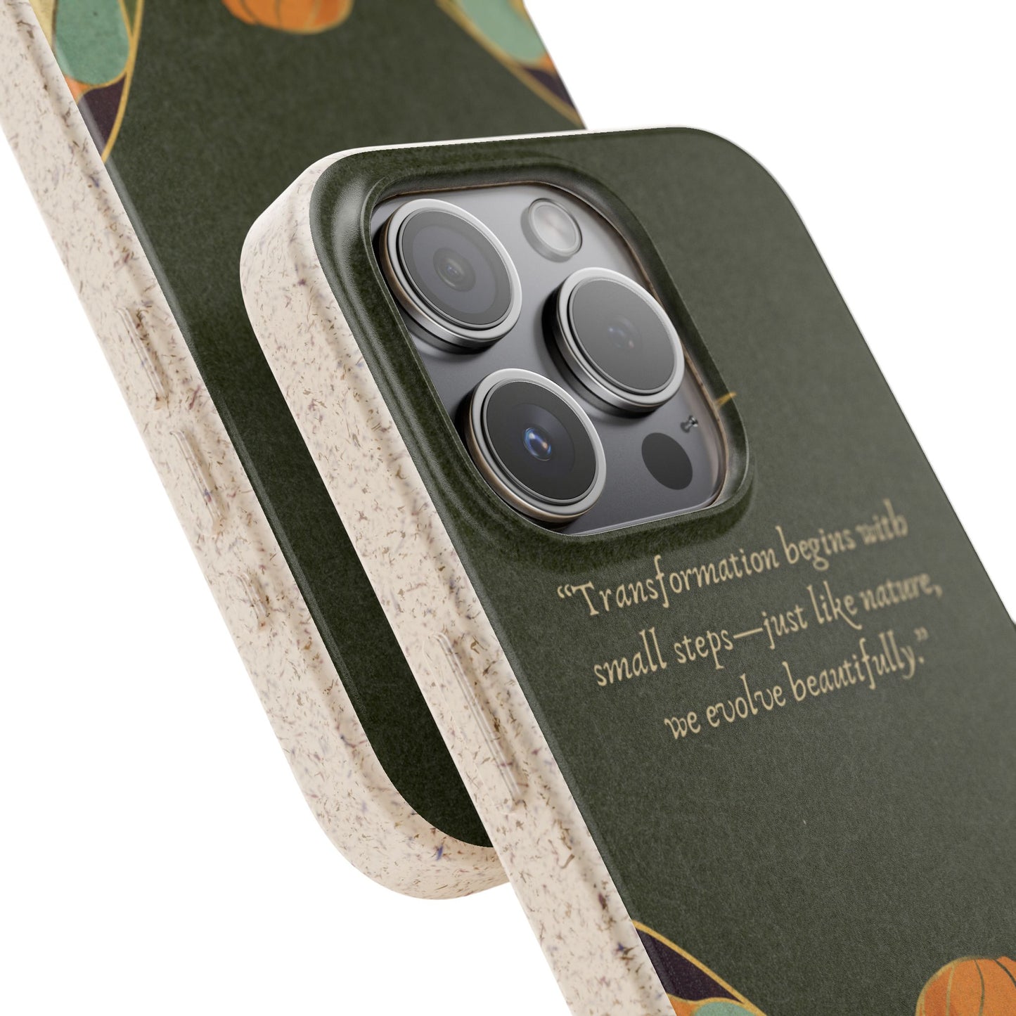 Eco-Friendly Phone Case with Inspirational Quote, Biodegradable iPhone Cover, Nature-Inspired Gift, Fairy Motivation Design, [...]