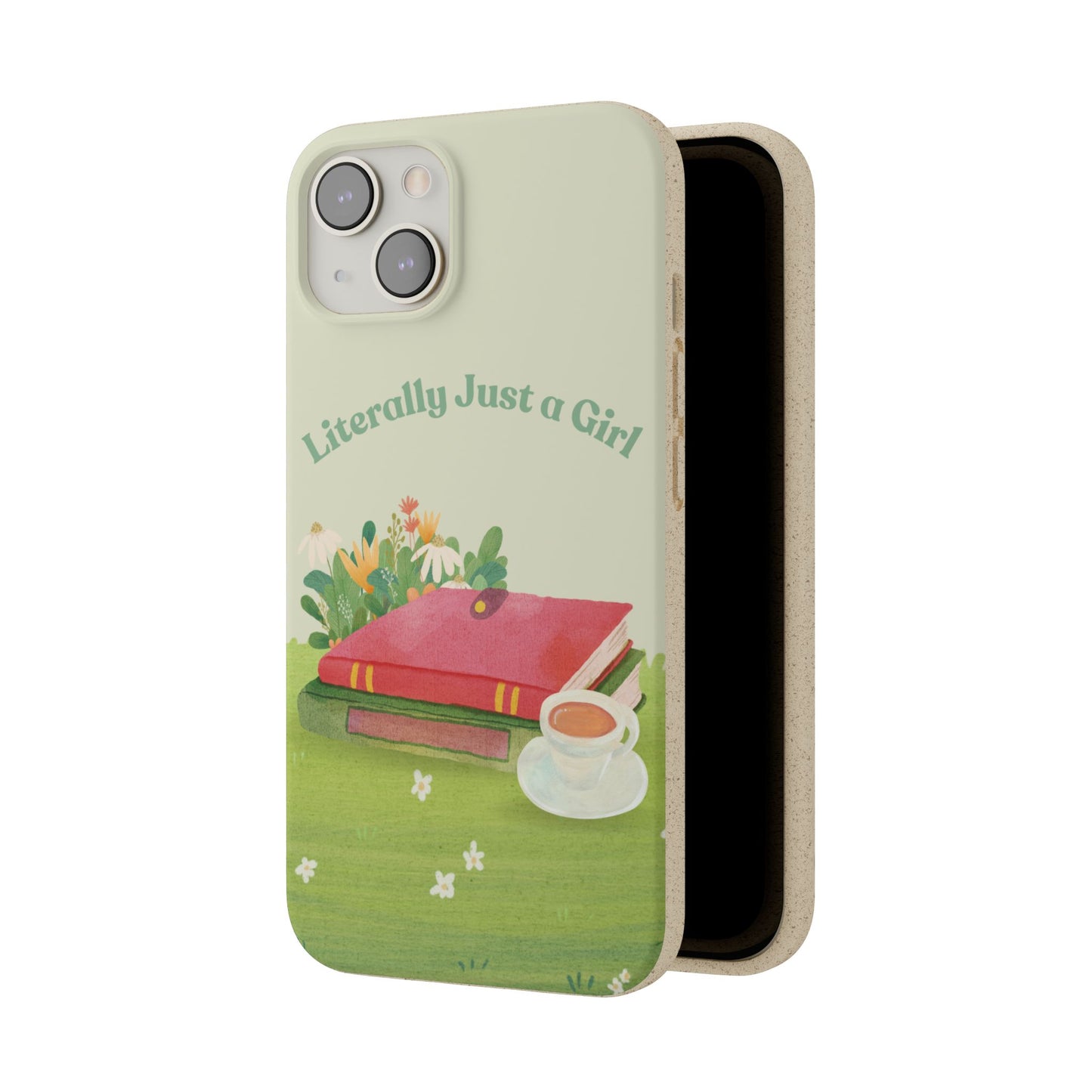 Biodegradable Phone Case, Eco-Friendly Cover, Cute Gift for Girls, Nature Lover Accessories, Sustainable Tech