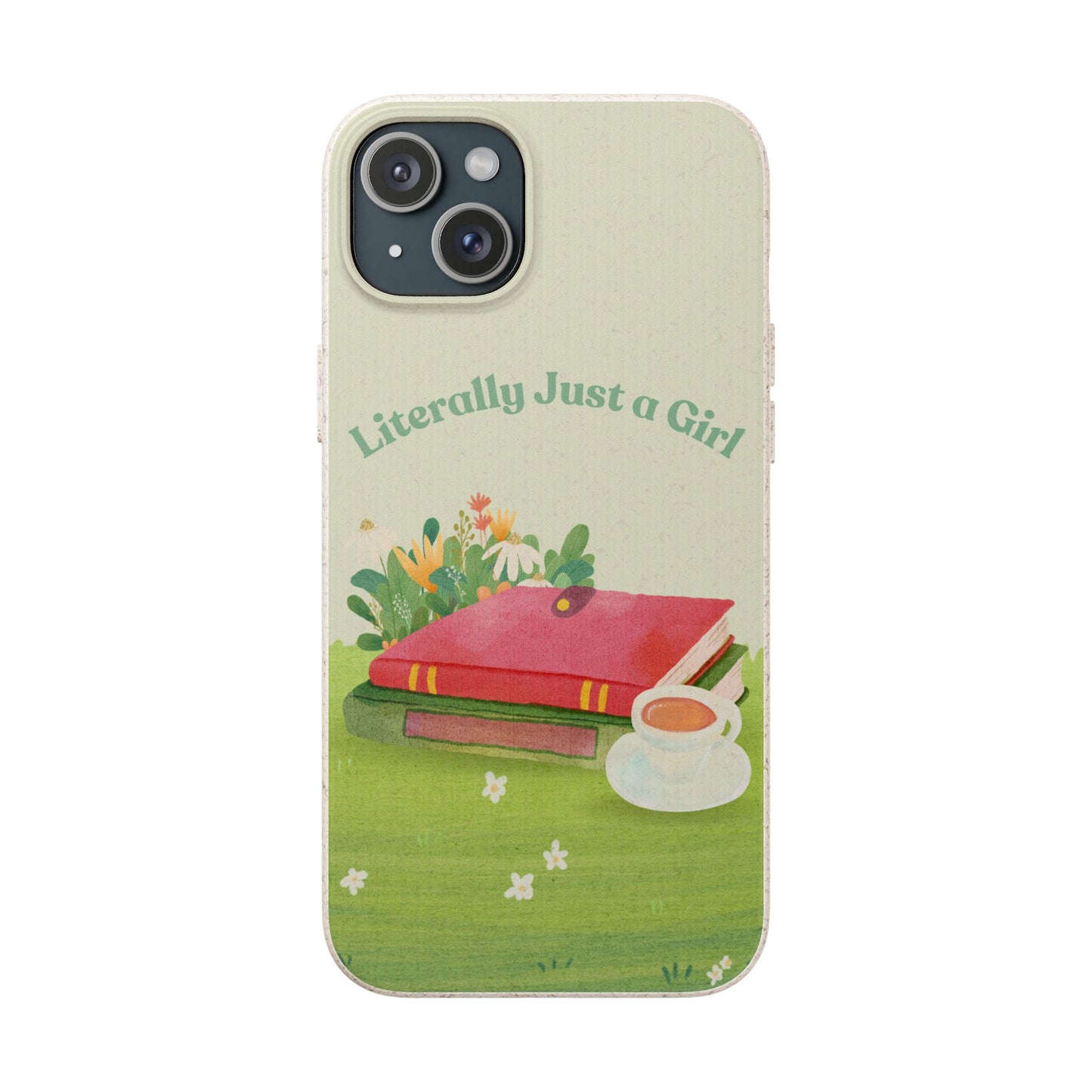 Biodegradable Phone Case, Eco-Friendly Cover, Cute Gift for Girls, Nature Lover Accessories, Sustainable Tech