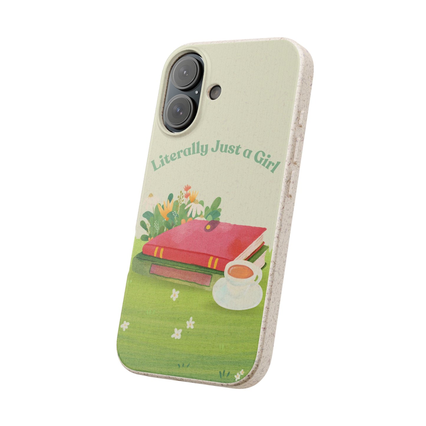 Biodegradable Phone Case, Eco-Friendly Cover, Cute Gift for Girls, Nature Lover Accessories, Sustainable Tech