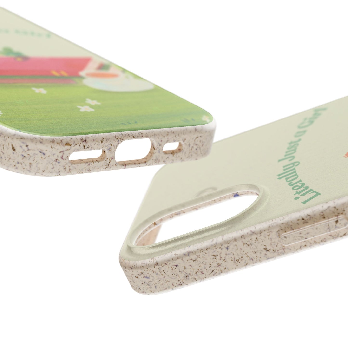Biodegradable Phone Case, Eco-Friendly Cover, Cute Gift for Girls, Nature Lover Accessories, Sustainable Tech