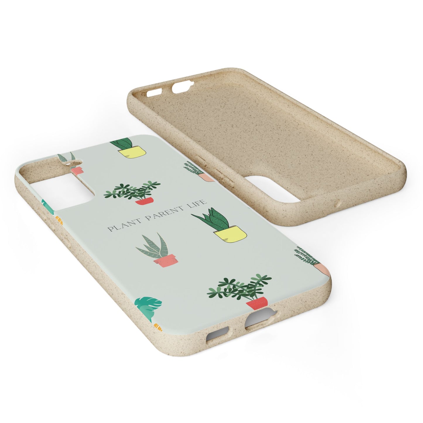 Eco-Friendly Phone Case: Plant Parent Life, Biodegradable Cover, Nature Lover Gift, Eco-Conscious Accessory, Sustainable Phone Case