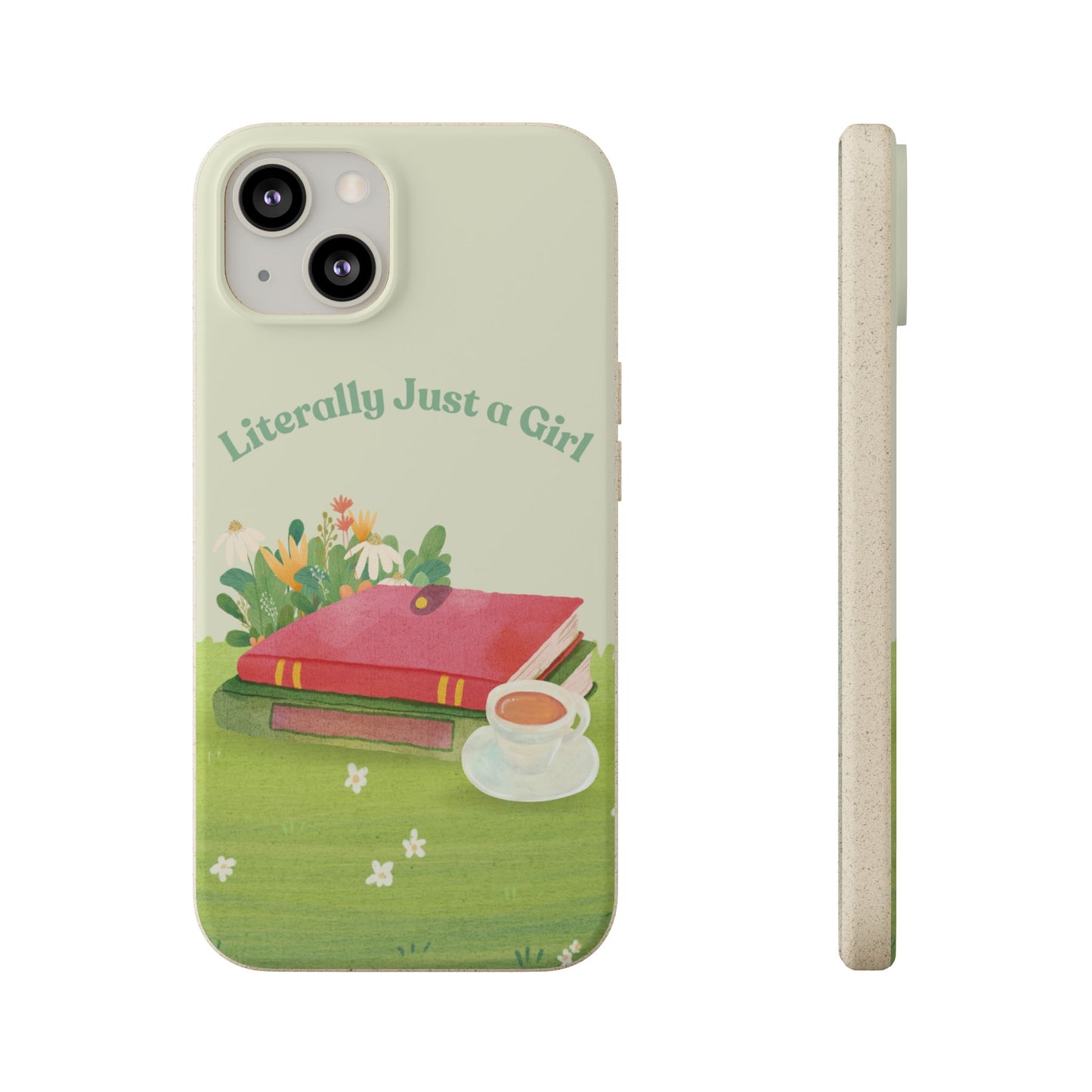 Biodegradable Phone Case, Eco-Friendly Cover, Cute Gift for Girls, Nature Lover Accessories, Sustainable Tech