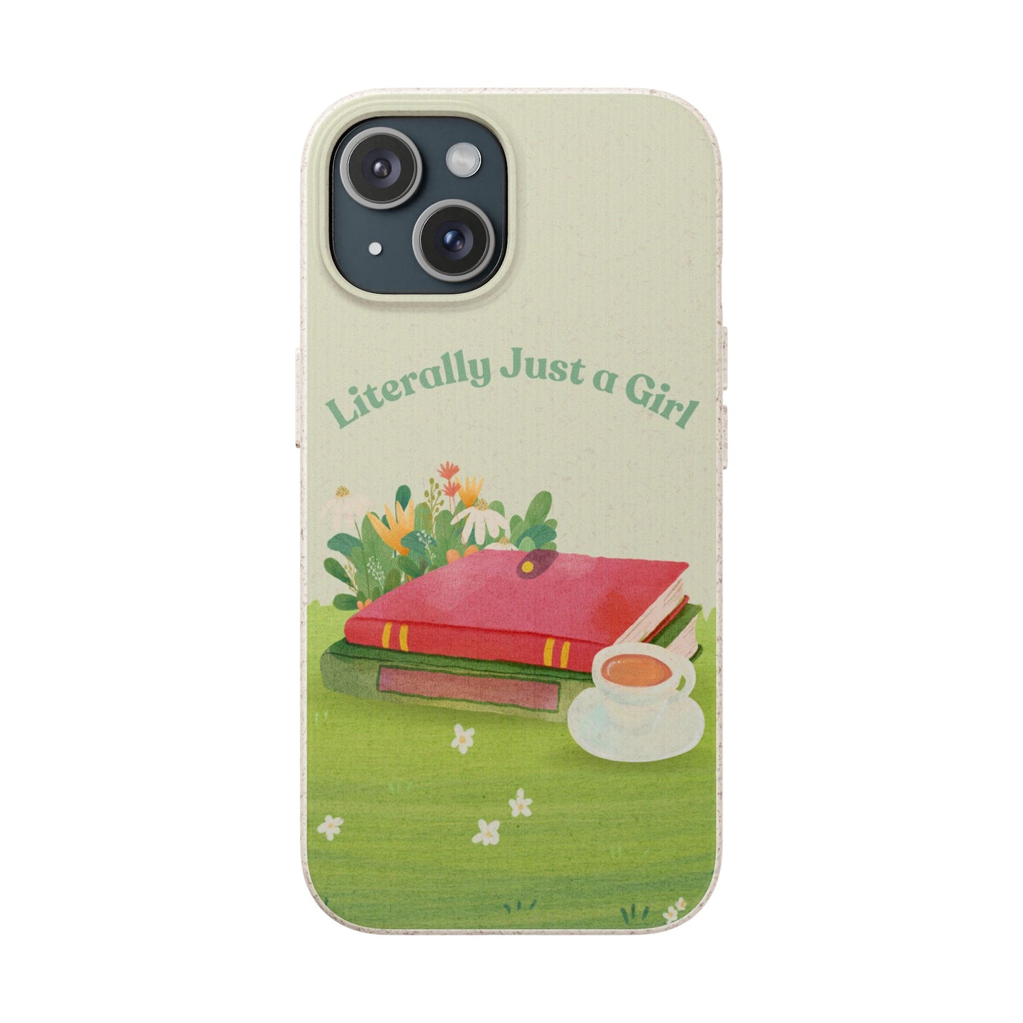 Biodegradable Phone Case, Eco-Friendly Cover, Cute Gift for Girls, Nature Lover Accessories, Sustainable Tech
