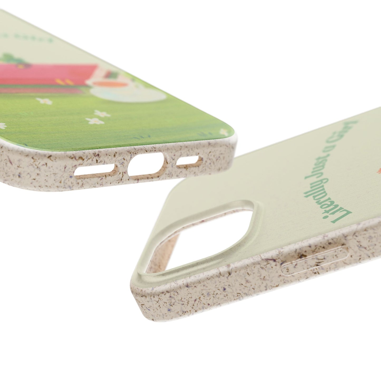 Biodegradable Phone Case, Eco-Friendly Cover, Cute Gift for Girls, Nature Lover Accessories, Sustainable Tech