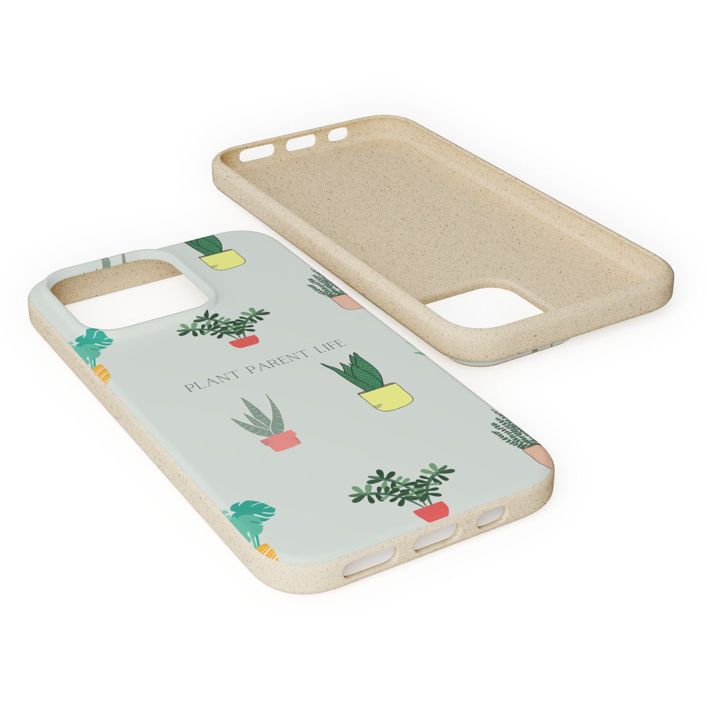 Eco-Friendly Phone Case: Plant Parent Life, Biodegradable Cover, Nature Lover Gift, Eco-Conscious Accessory, Sustainable Phone Case