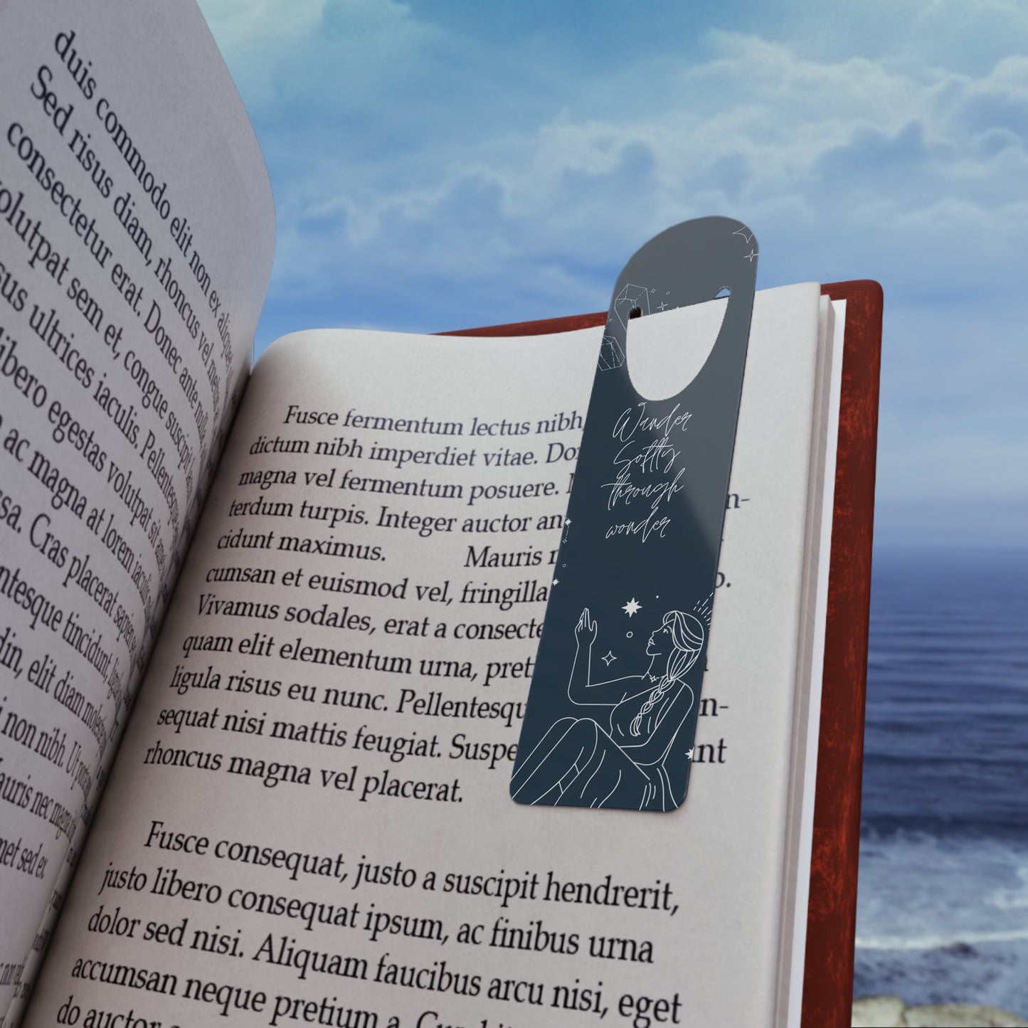 Celestial Bookmark for Book Lovers, Inspirational Reading Gift, Starry Sky Page Marker, Literary Gift for Kids and Adults, Unique Book [...]