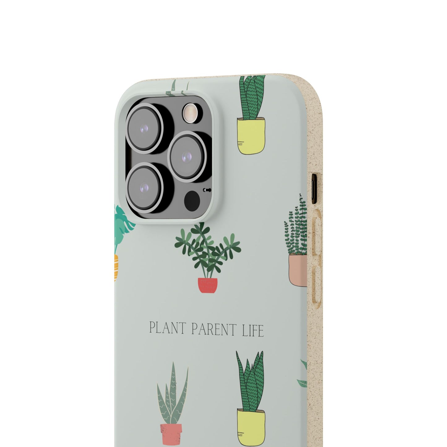 Eco-Friendly Phone Case: Plant Parent Life, Biodegradable Cover, Nature Lover Gift, Eco-Conscious Accessory, Sustainable Phone Case