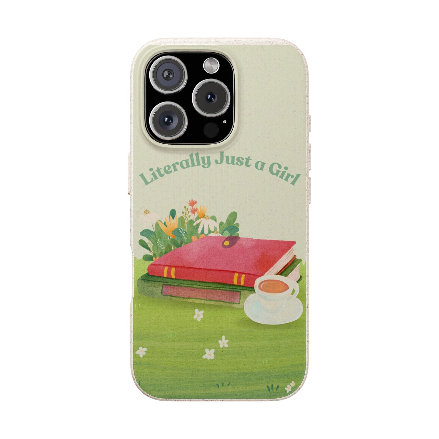 Biodegradable Phone Case, Eco-Friendly Cover, Cute Gift for Girls, Nature Lover Accessories, Sustainable Tech