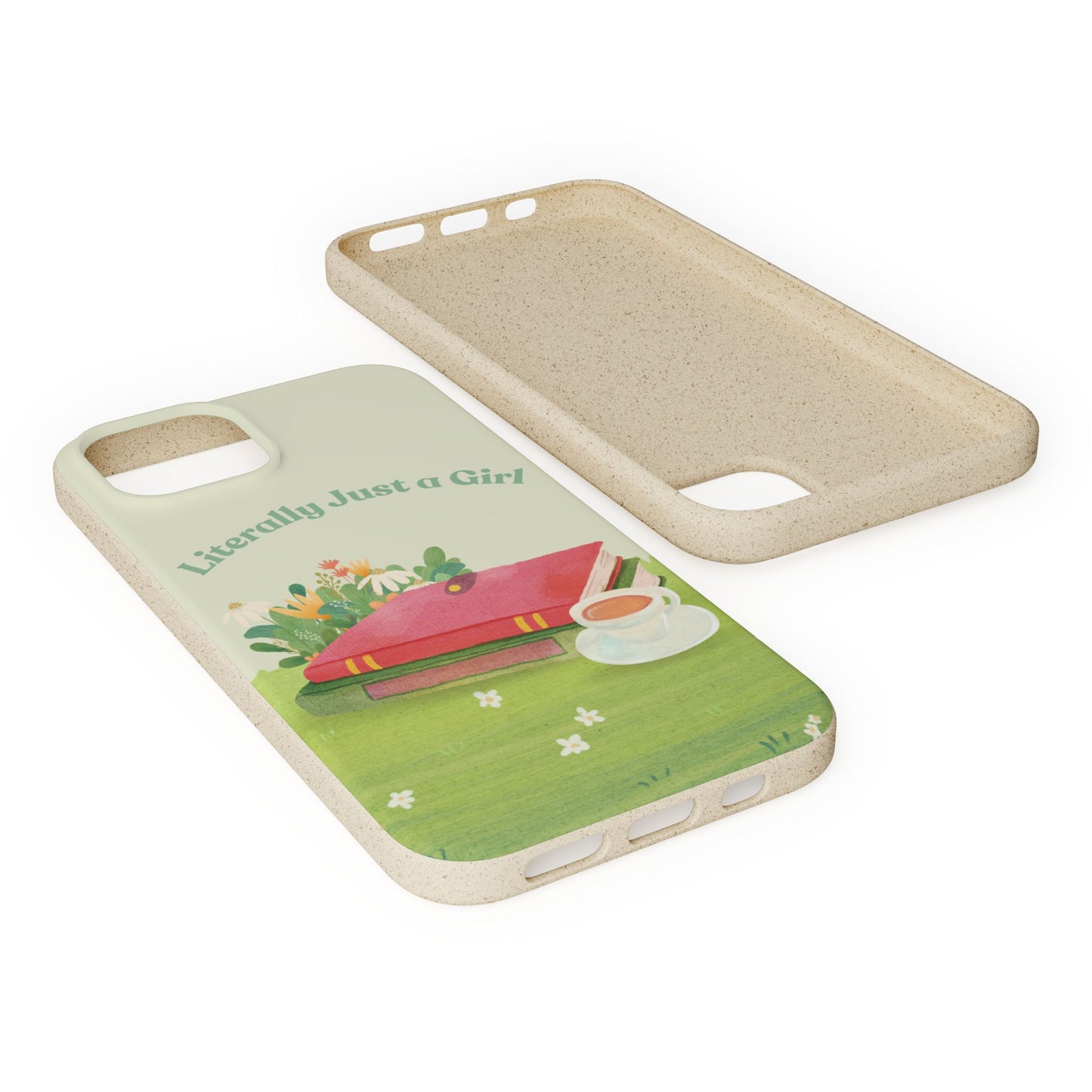 Biodegradable Phone Case, Eco-Friendly Cover, Cute Gift for Girls, Nature Lover Accessories, Sustainable Tech