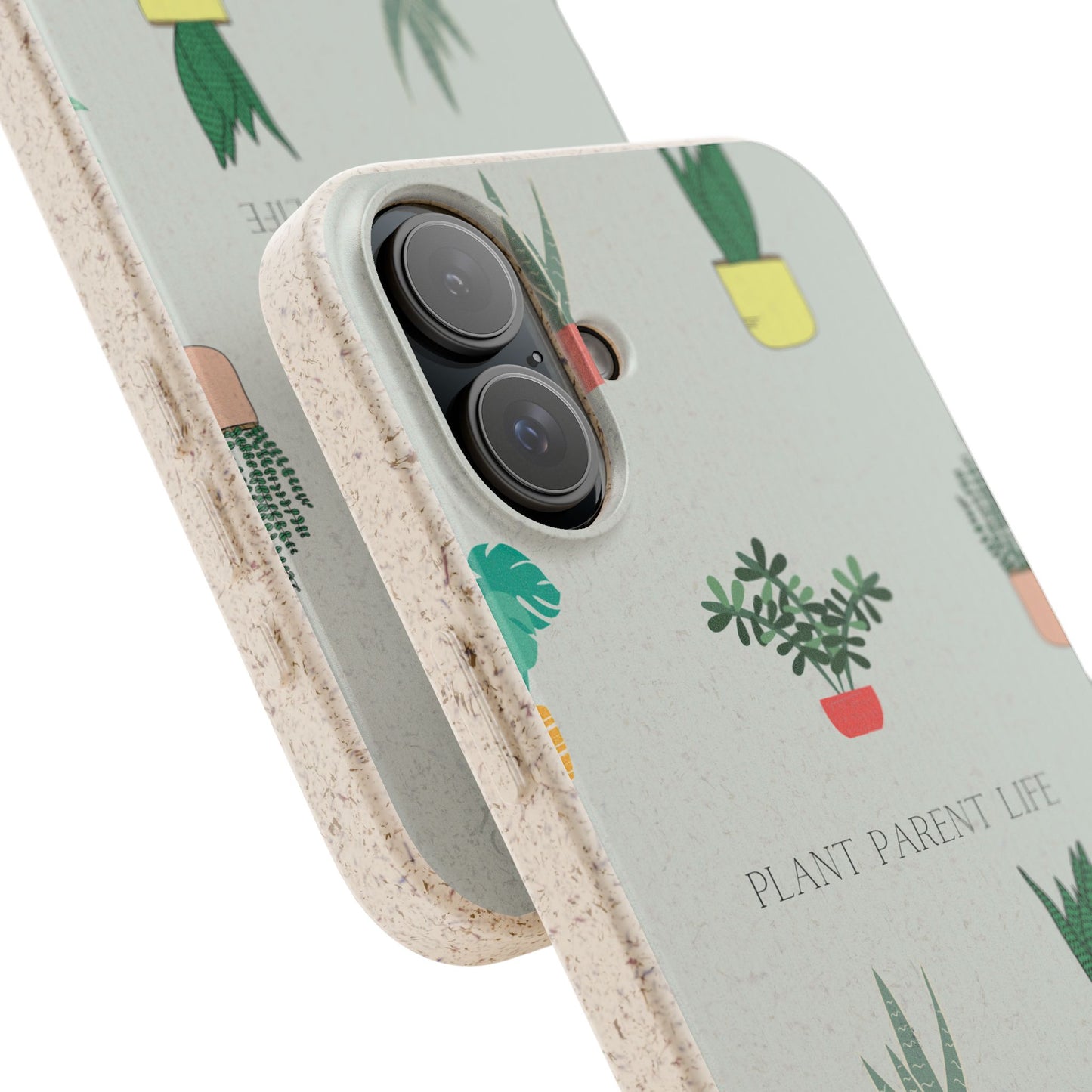 Eco-Friendly Phone Case: Plant Parent Life, Biodegradable Cover, Nature Lover Gift, Eco-Conscious Accessory, Sustainable Phone Case