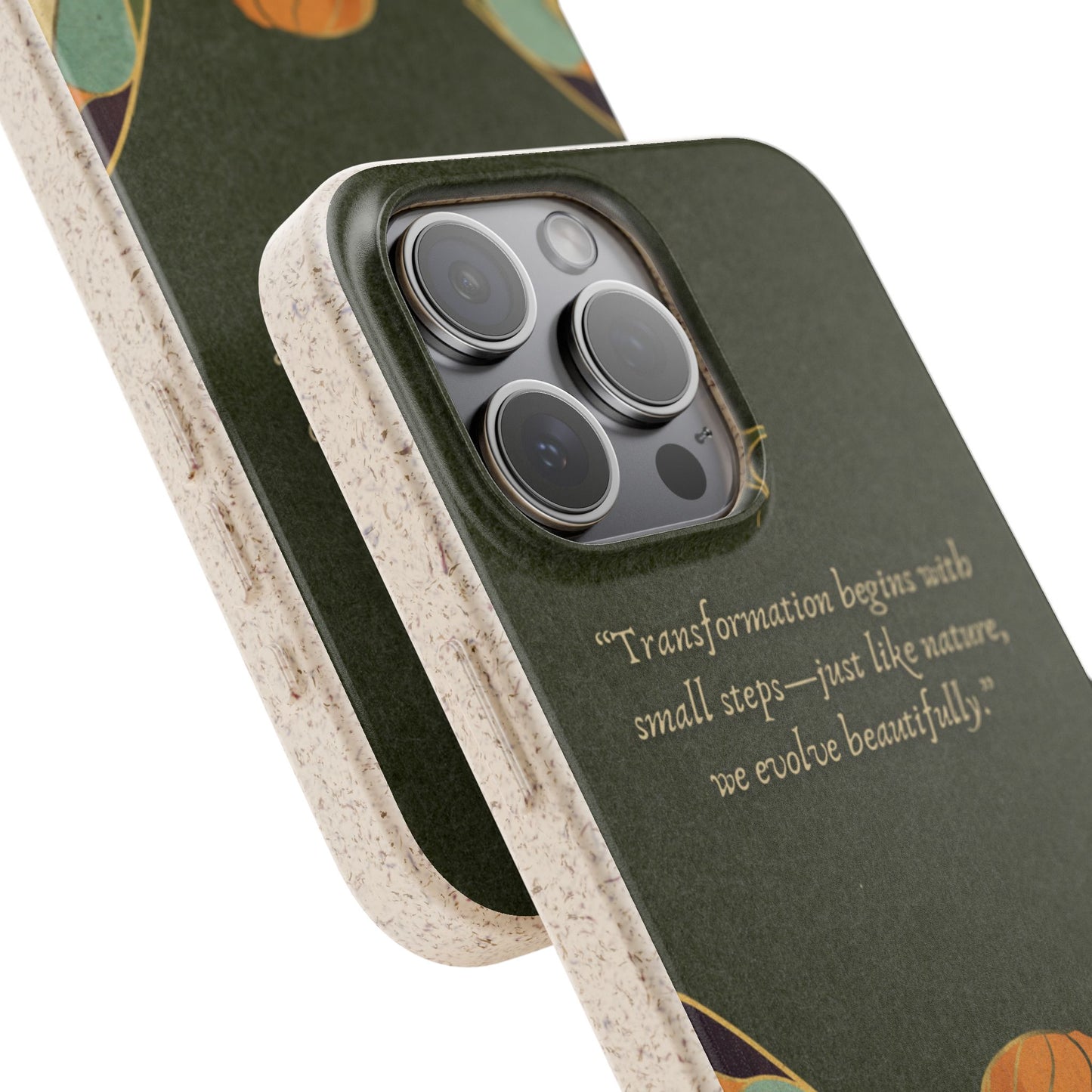 Eco-Friendly Phone Case with Inspirational Quote, Biodegradable iPhone Cover, Nature-Inspired Gift, Fairy Motivation Design, [...]