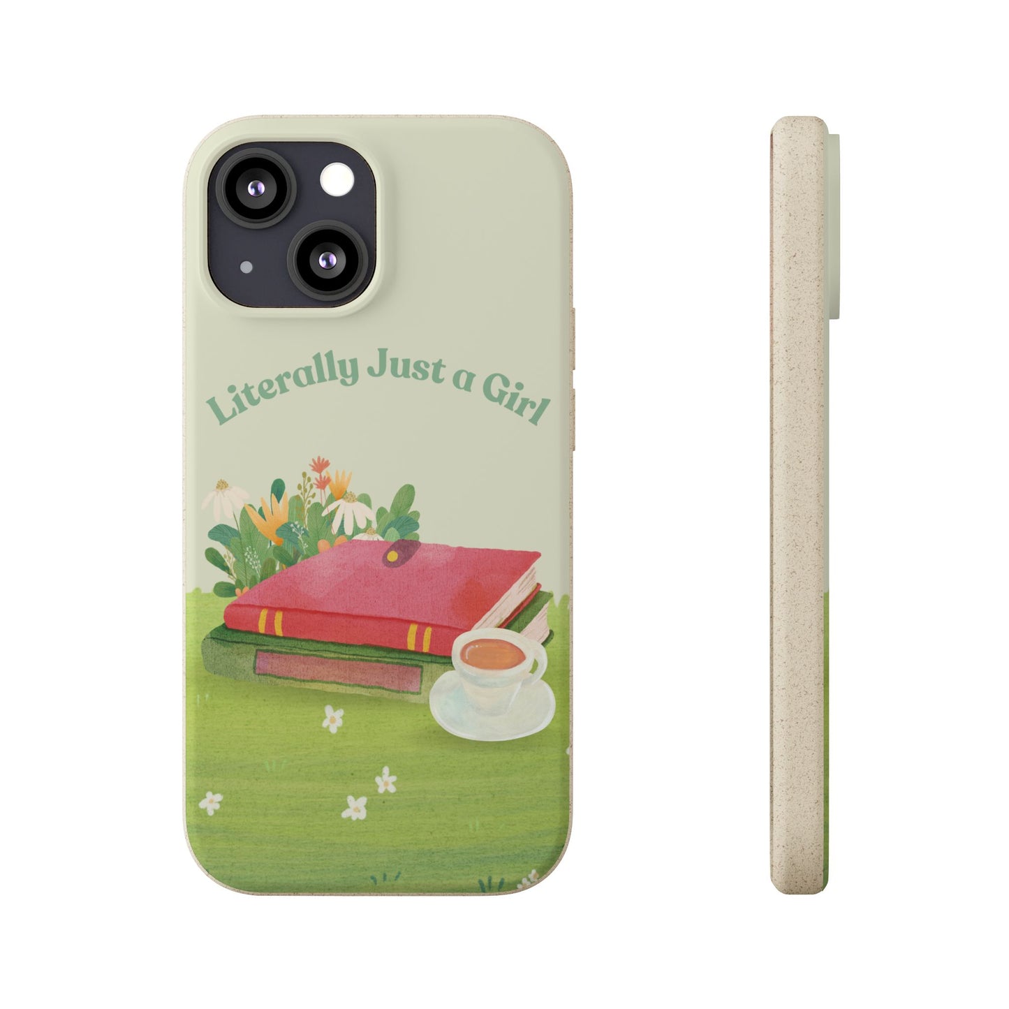 Biodegradable Phone Case, Eco-Friendly Cover, Cute Gift for Girls, Nature Lover Accessories, Sustainable Tech