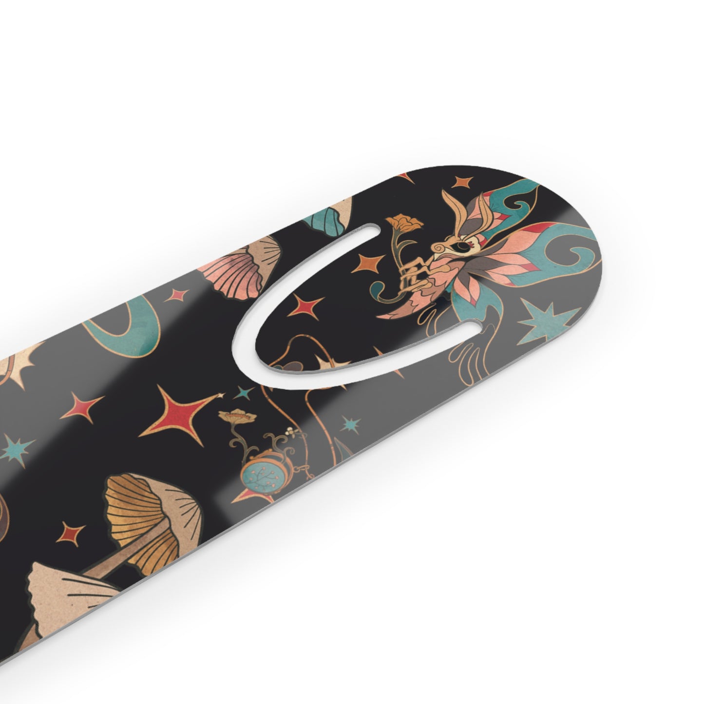 Whimsical Forest Bookmark with Deer and Mushrooms, Nature Lover Gift, Reading Accessory, Bookish Decor, Unique Literary Present