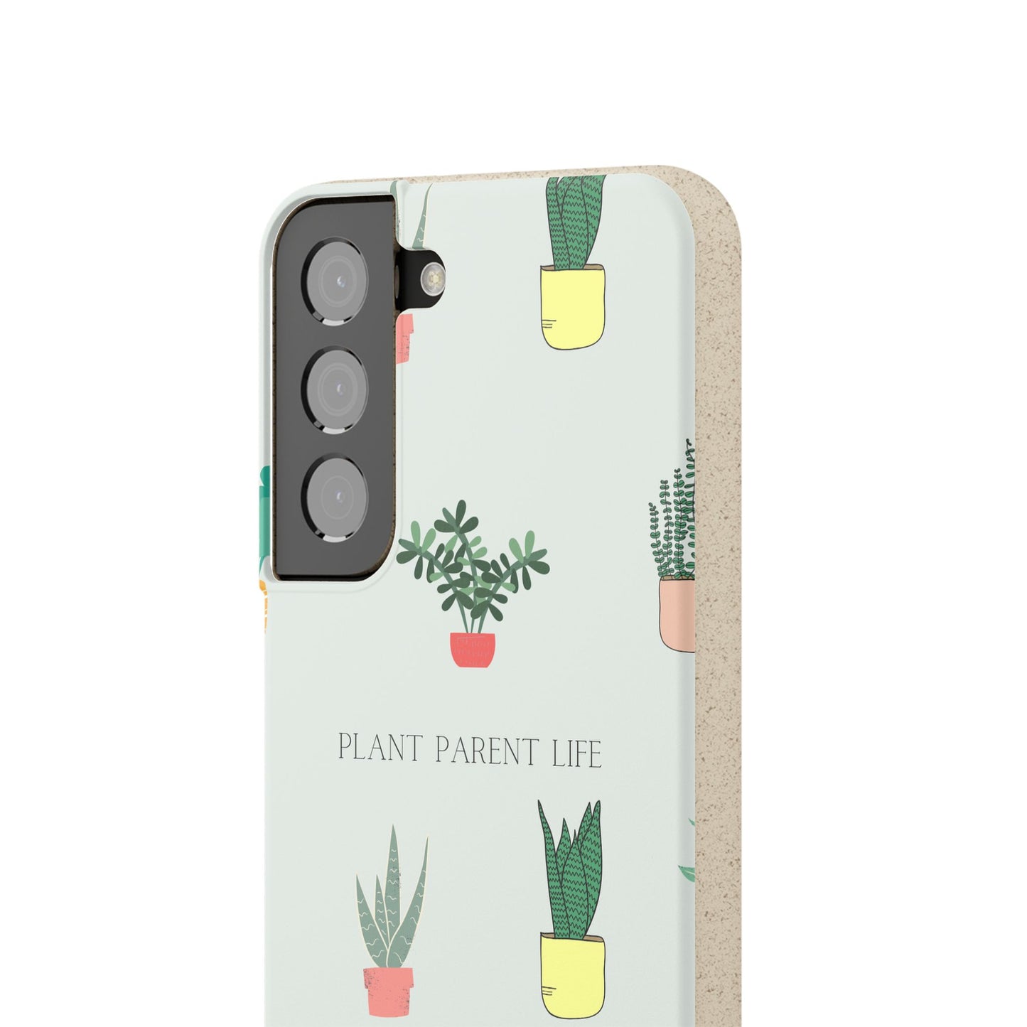 Eco-Friendly Phone Case: Plant Parent Life, Biodegradable Cover, Nature Lover Gift, Eco-Conscious Accessory, Sustainable Phone Case